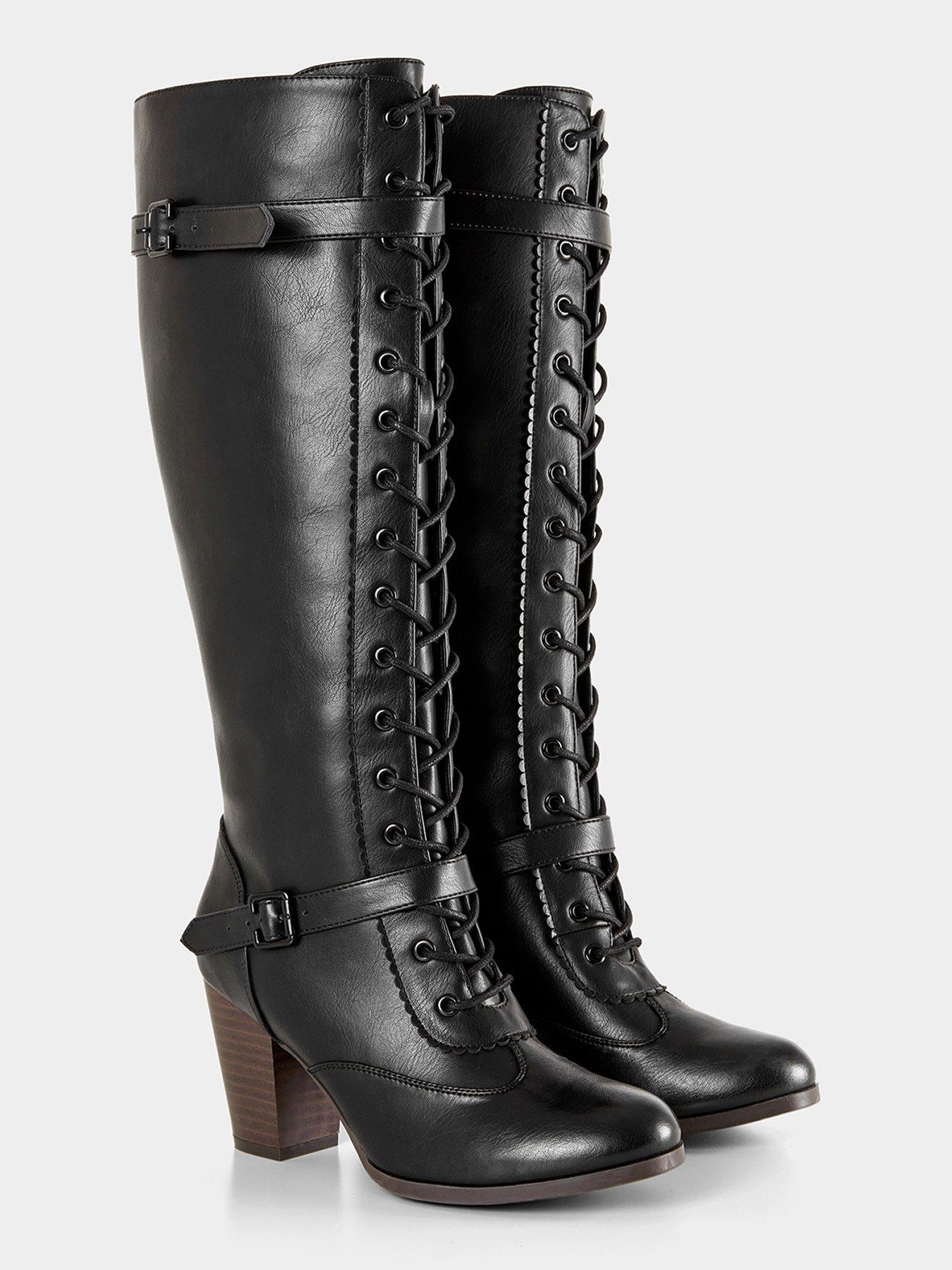 joe-browns-lace-up-boots-blackdetail