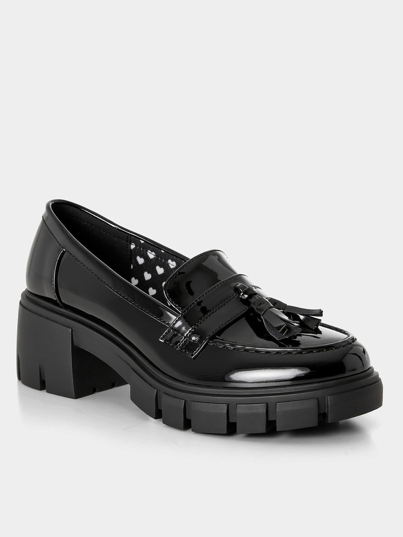 joe-browns-chunky-loafer-blackstillFront