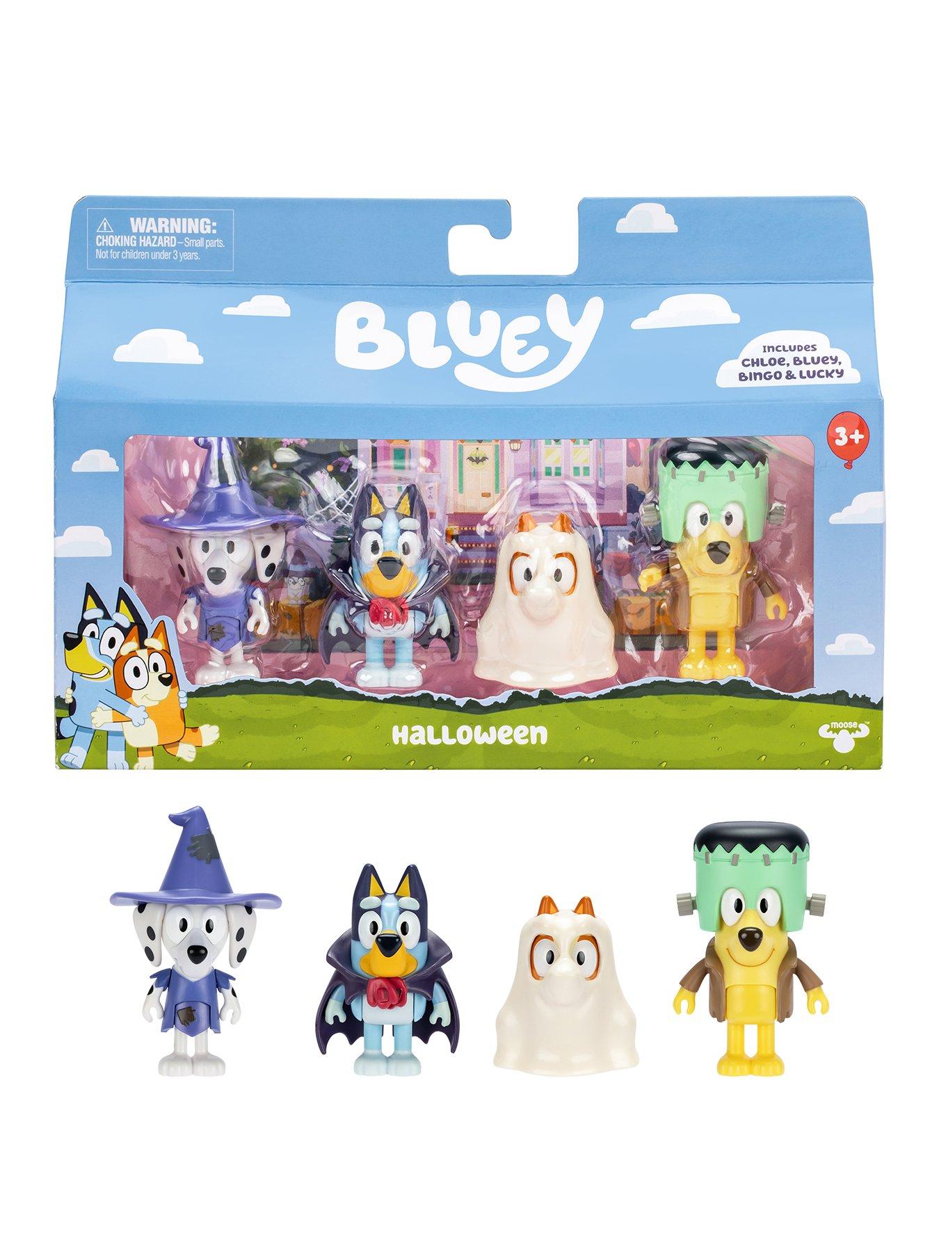 Image of Bluey Figure 4-Pack Costume Party - Halloween