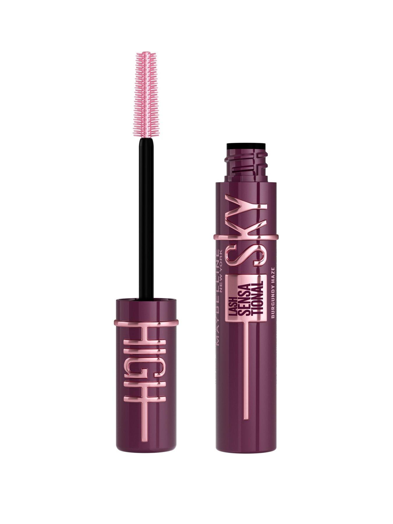 MAYBELLINE Maybelline Mascara Lash Sensational Sky High Volumizing and Thickening Eyelash Lengthening. Flake Free Formula, Mascara Burgundy Haze