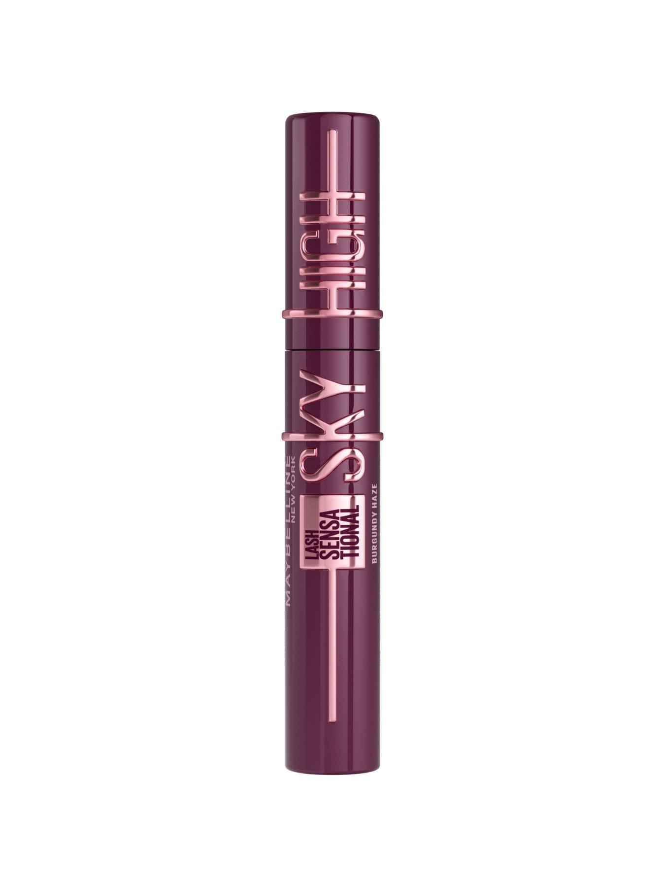 Image 2 of 8 of MAYBELLINE Maybelline Mascara Lash Sensational Sky High Volumizing and Thickening Eyelash Lengthening. Flake Free Formula, Mascara Burgundy Haze