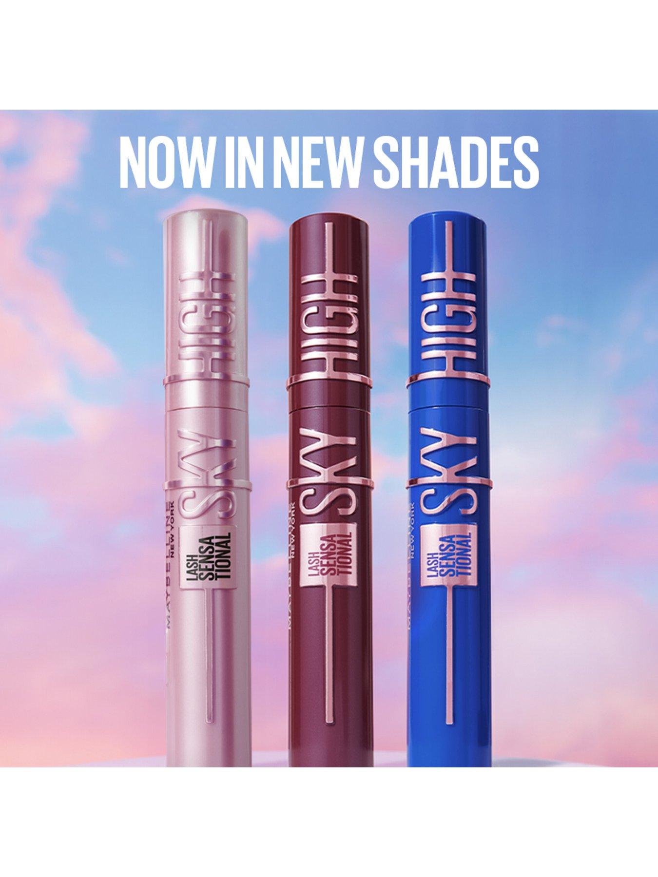 Image 5 of 8 of MAYBELLINE Maybelline Mascara Lash Sensational Sky High Volumizing and Thickening Eyelash Lengthening. Flake Free Formula, Mascara Burgundy Haze