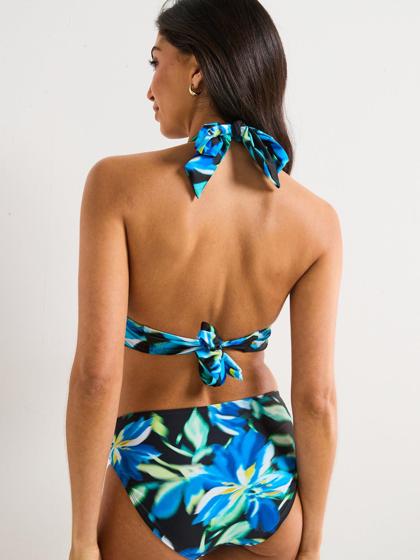 Image 3 of 6 of Everyday Mix &amp; Match Padded Triangle Bikini Top - Print