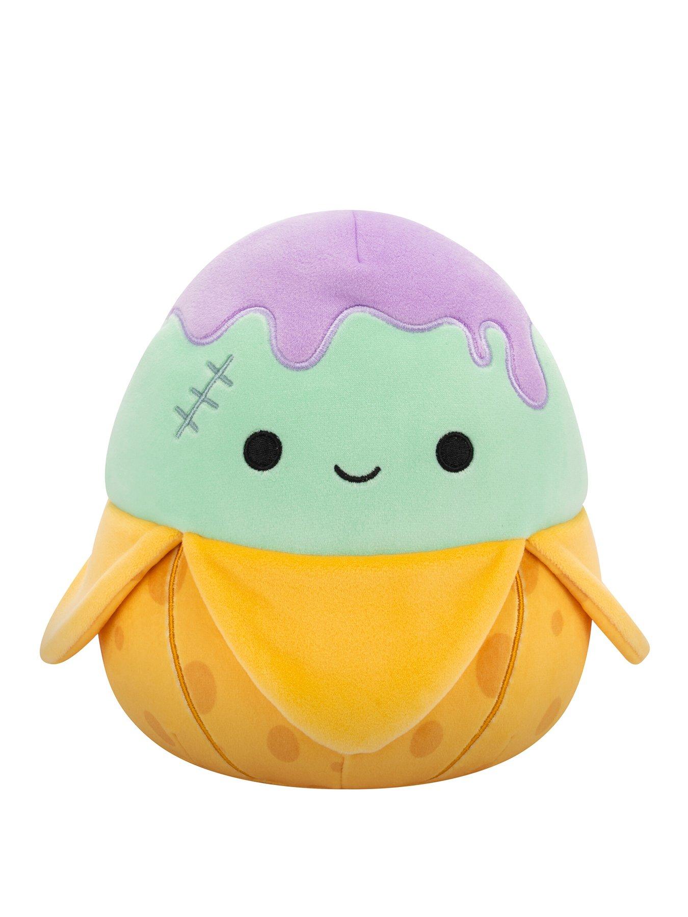 Image 1 of 8 of Squishmallows Original Squishmallows 7.5-Inch Stanislav the Teal Monster Banana