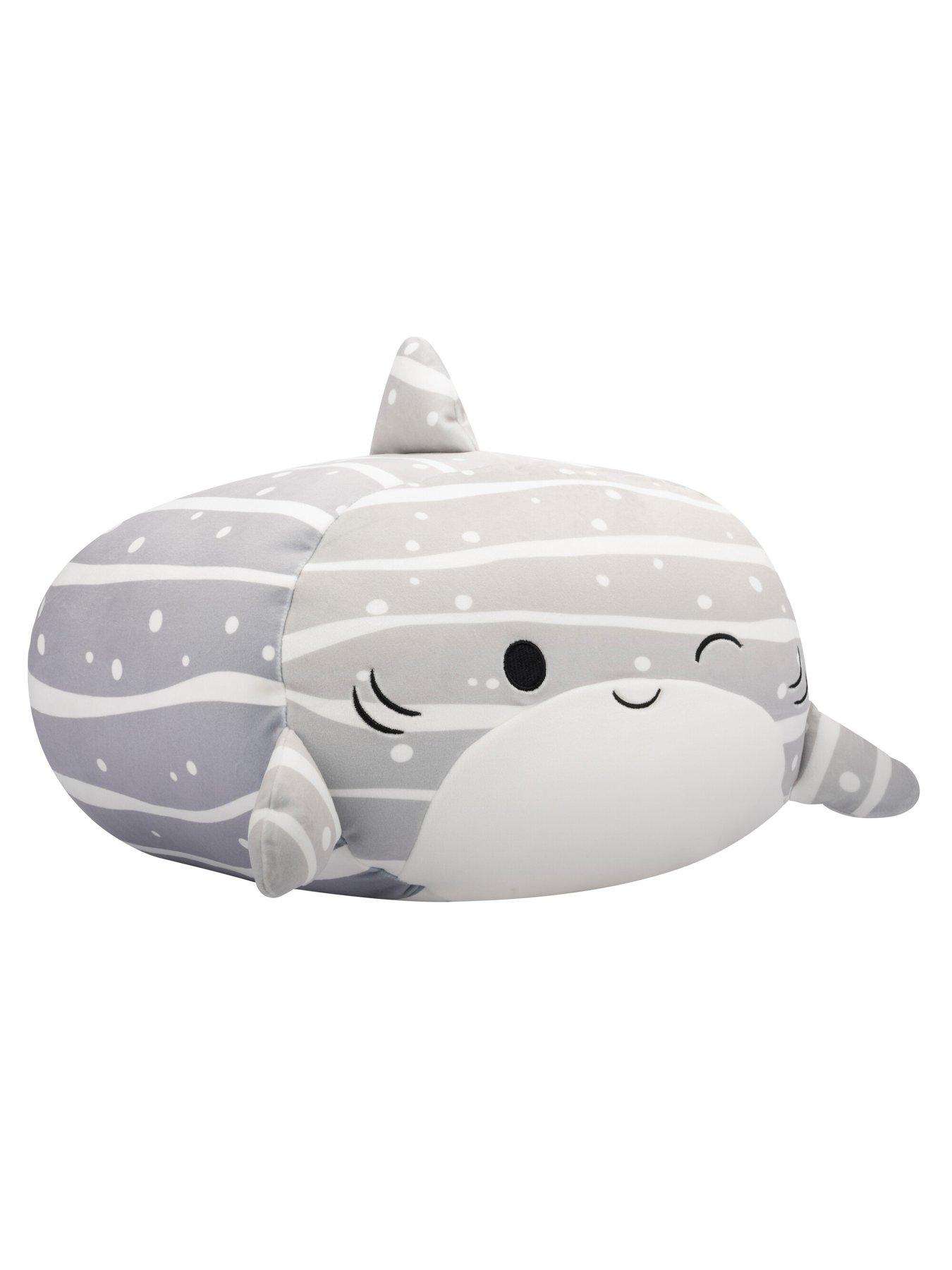 Image 2 of 7 of Squishmallows Original Squishmallows Stackables 12-Inch Sachie the Grey Striped Whale Shark