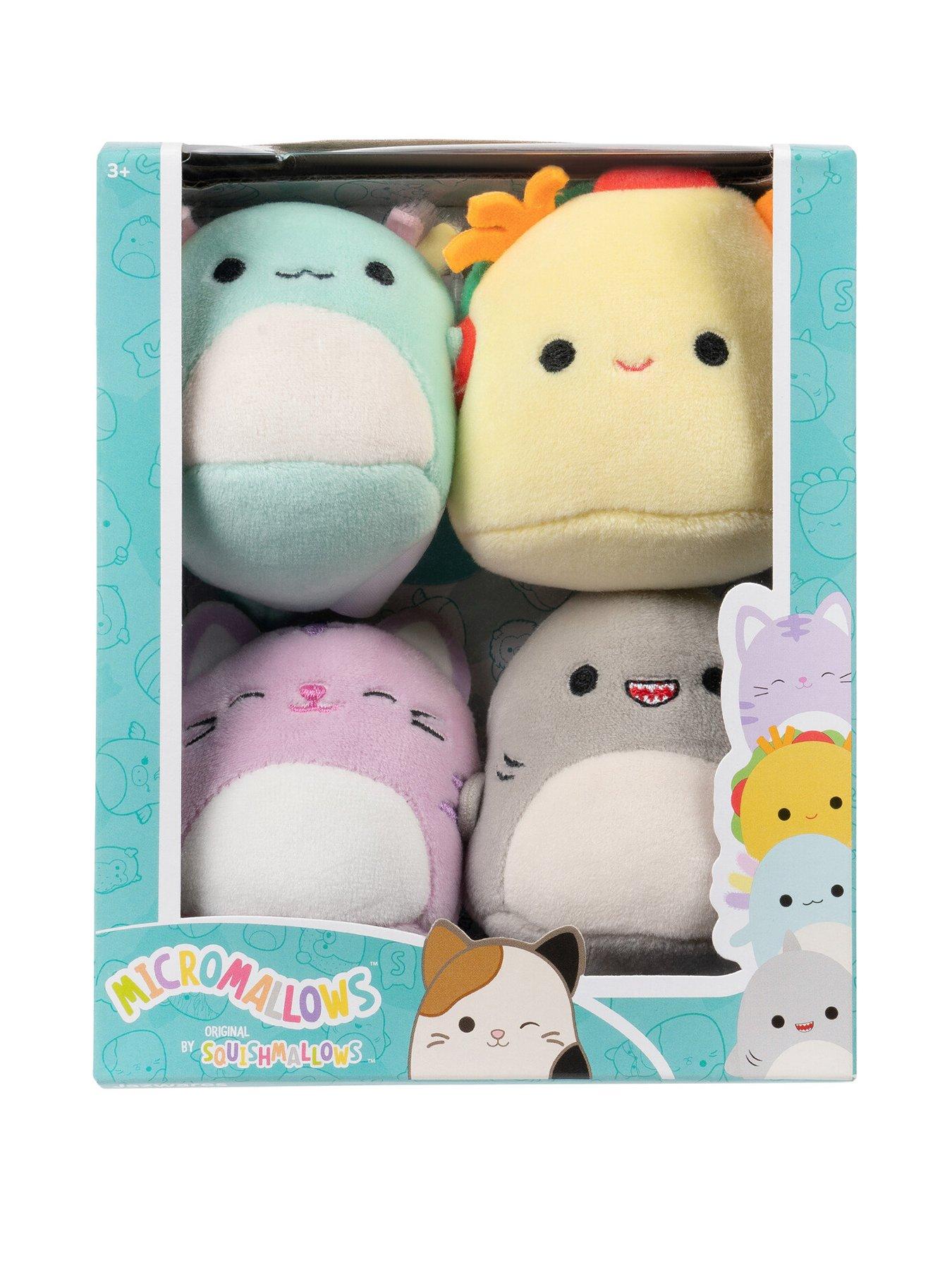Squishmallows Original Micromallows 4-Pack - Gordon Shark, Tex Taco ...