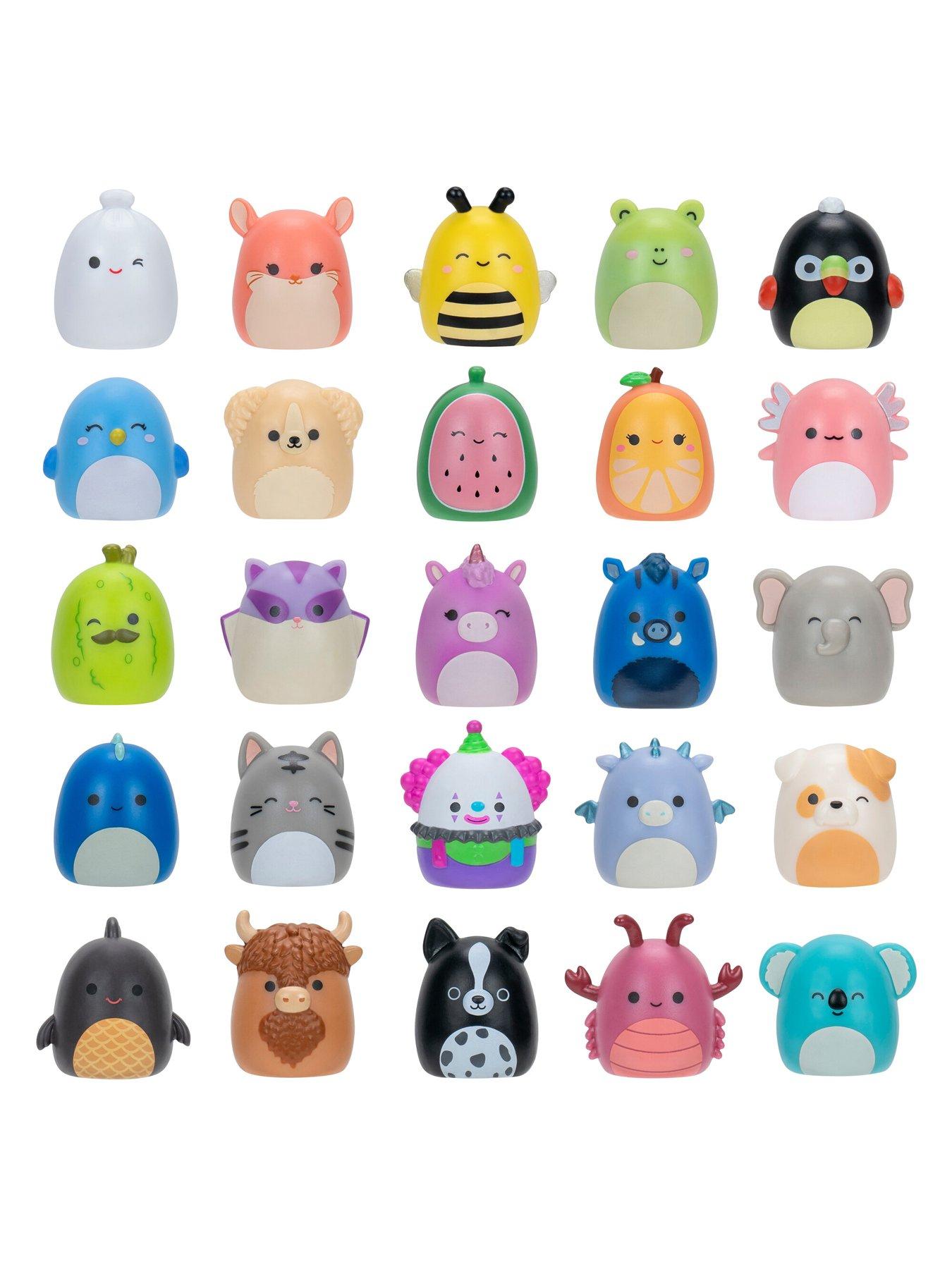 Image 2 of 8 of Squish-a-longs Squish-a-longs by Original Squishmallows 25 Pack - Series 1 - (25) 1" Mini-Squish with 5 Accessories, Ring, and Collector's Guide