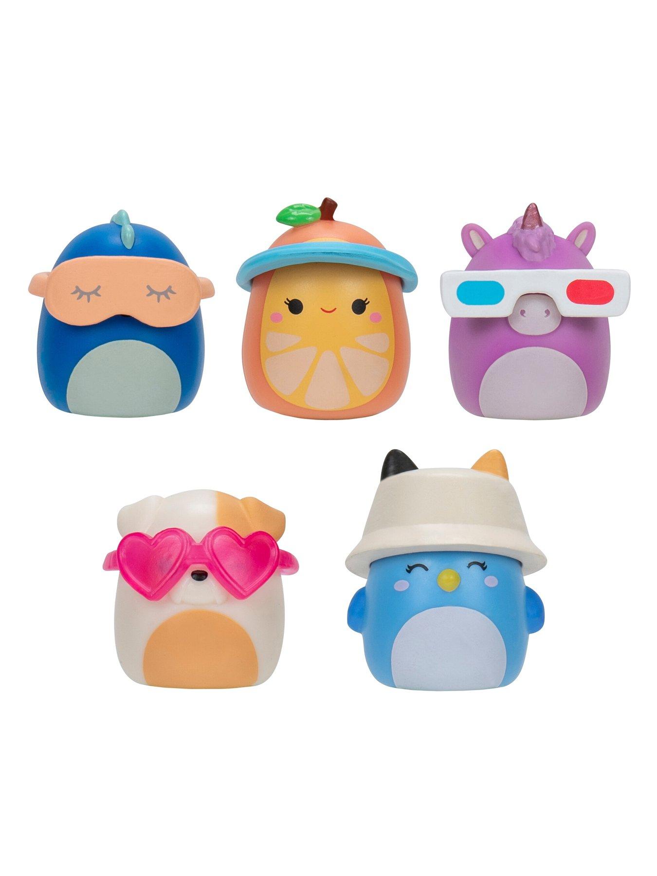 Image 3 of 8 of Squish-a-longs Squish-a-longs by Original Squishmallows 25 Pack - Series 1 - (25) 1" Mini-Squish with 5 Accessories, Ring, and Collector's Guide