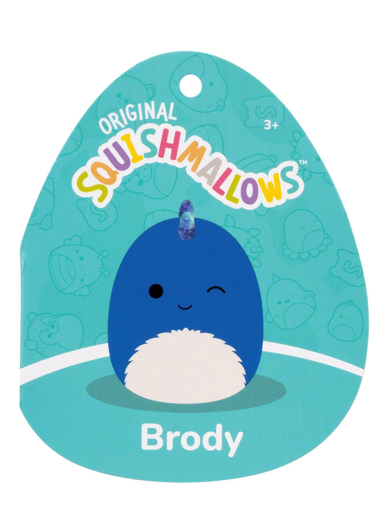 Image 6 of 8 of Squishmallows Original Squishmallows 16-Inch Brody the Winking Dark Blue Dino