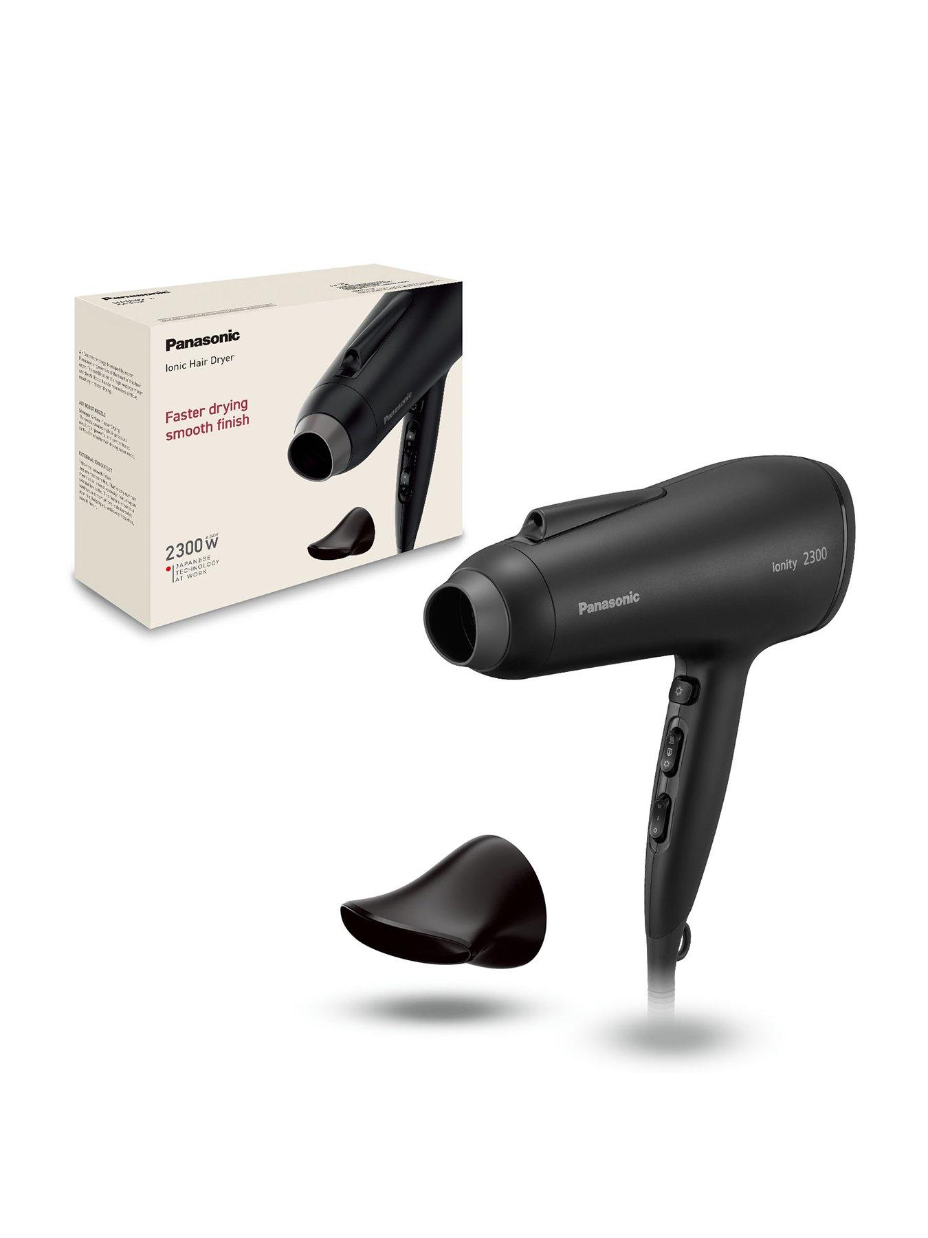 Panasonic Power Air 2300W hair dryer, EH-NE85. Faster drying, smooth finish.