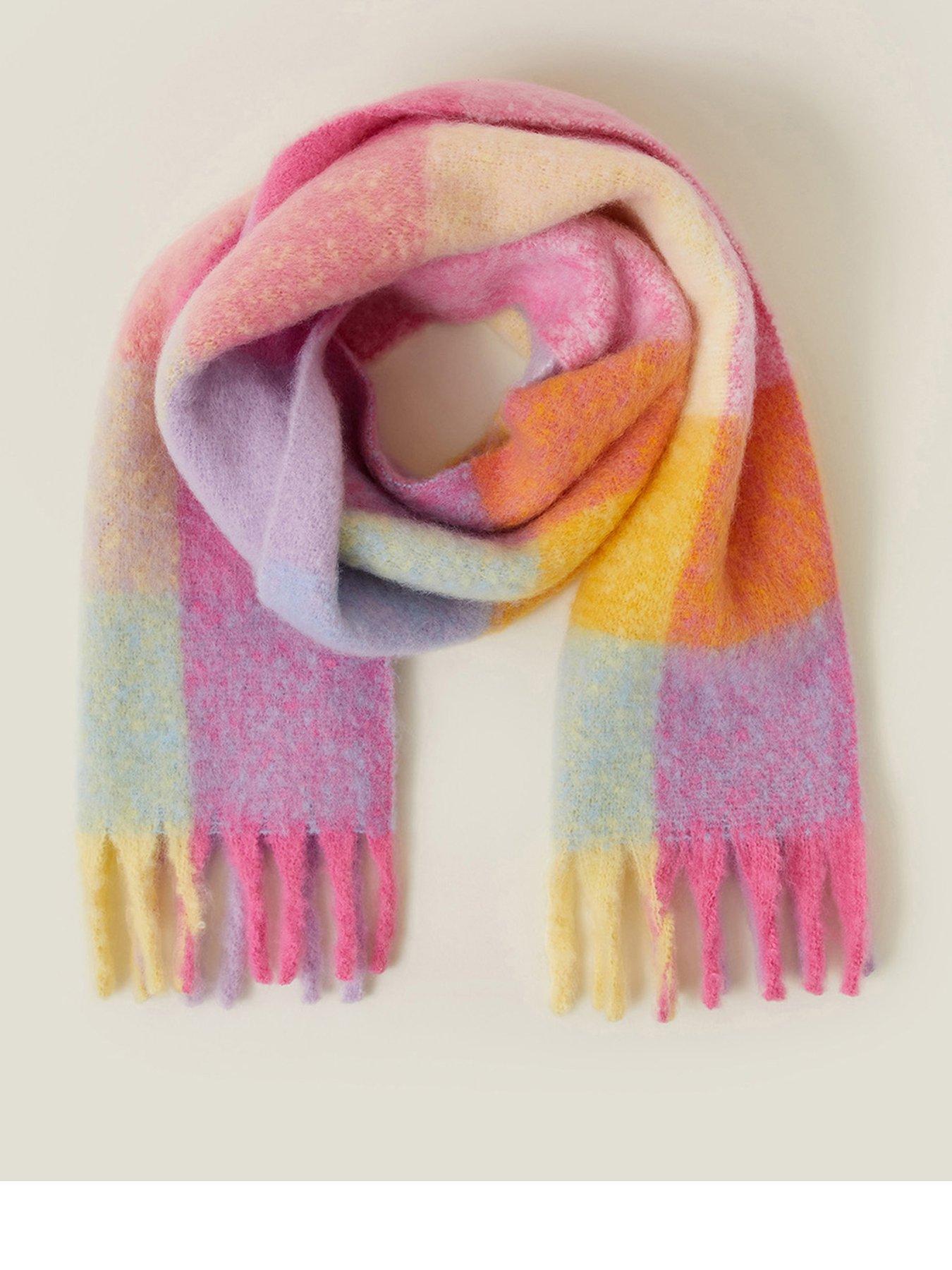 accessorize-girls-check-blanket-scarf-multi