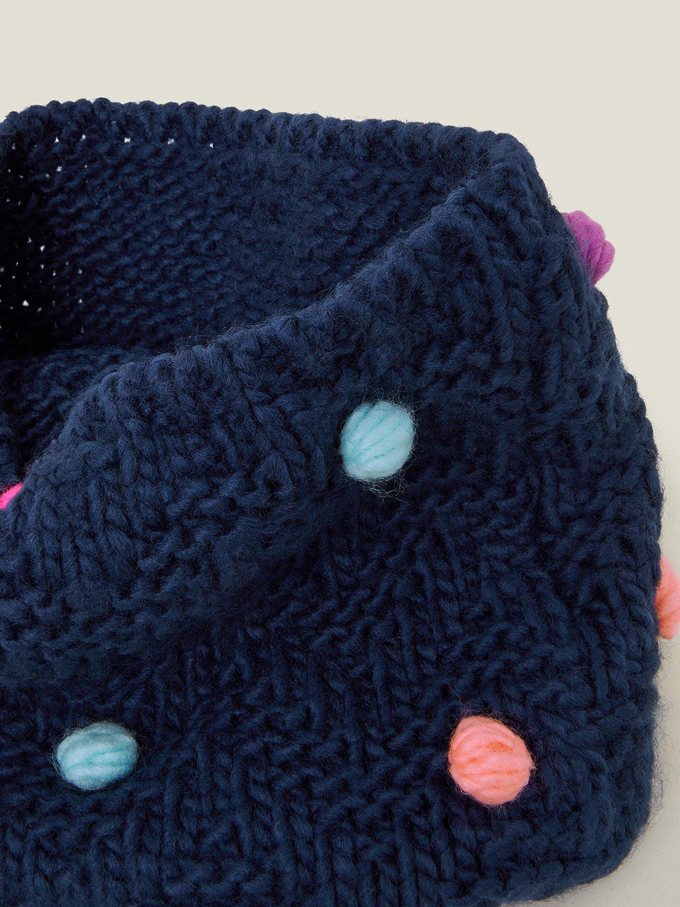 accessorize-girls-pom-pom-snood-navydetail