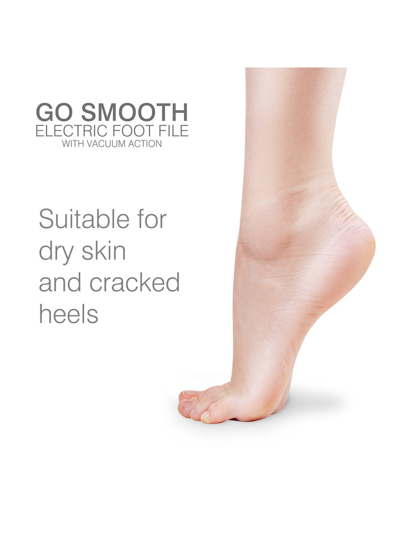 Image 4 of 8 of Rio Rio Go Smooth Electric Foot File Hard Skin Remover with Vacuum Action