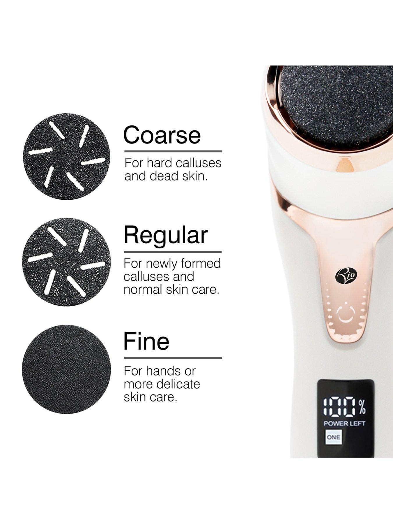 Image 5 of 8 of Rio Rio Go Smooth Electric Foot File Hard Skin Remover with Vacuum Action