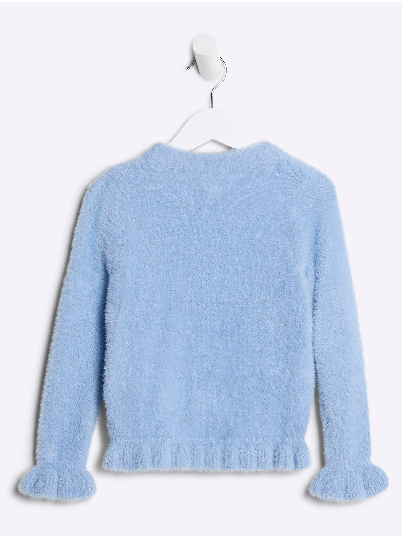 river-island-mini-mini-girls-fluff-knit-jumper-blueback