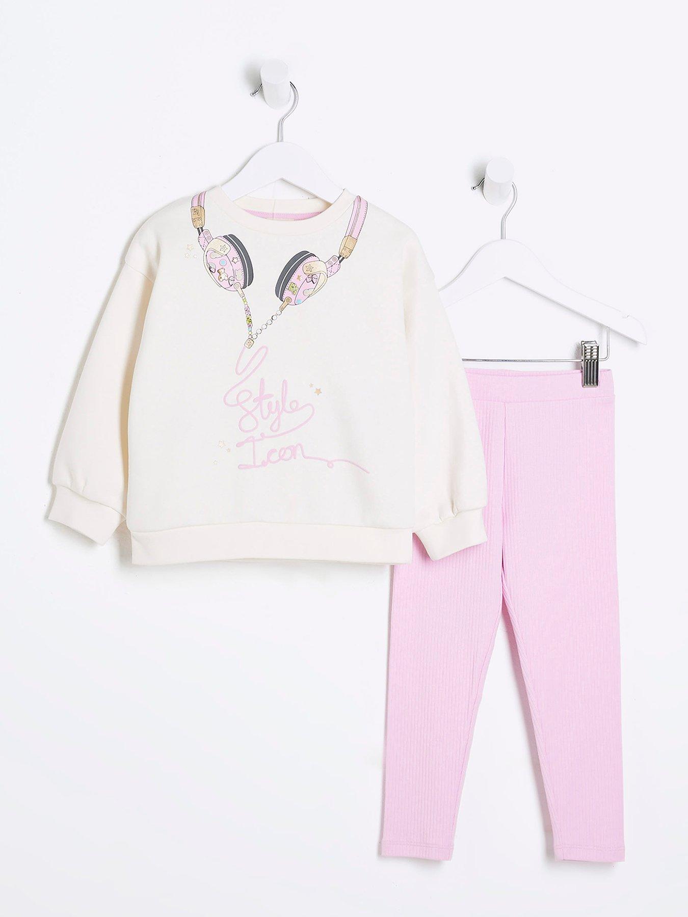 river-island-mini-headphone-sweatshirt-set-cream