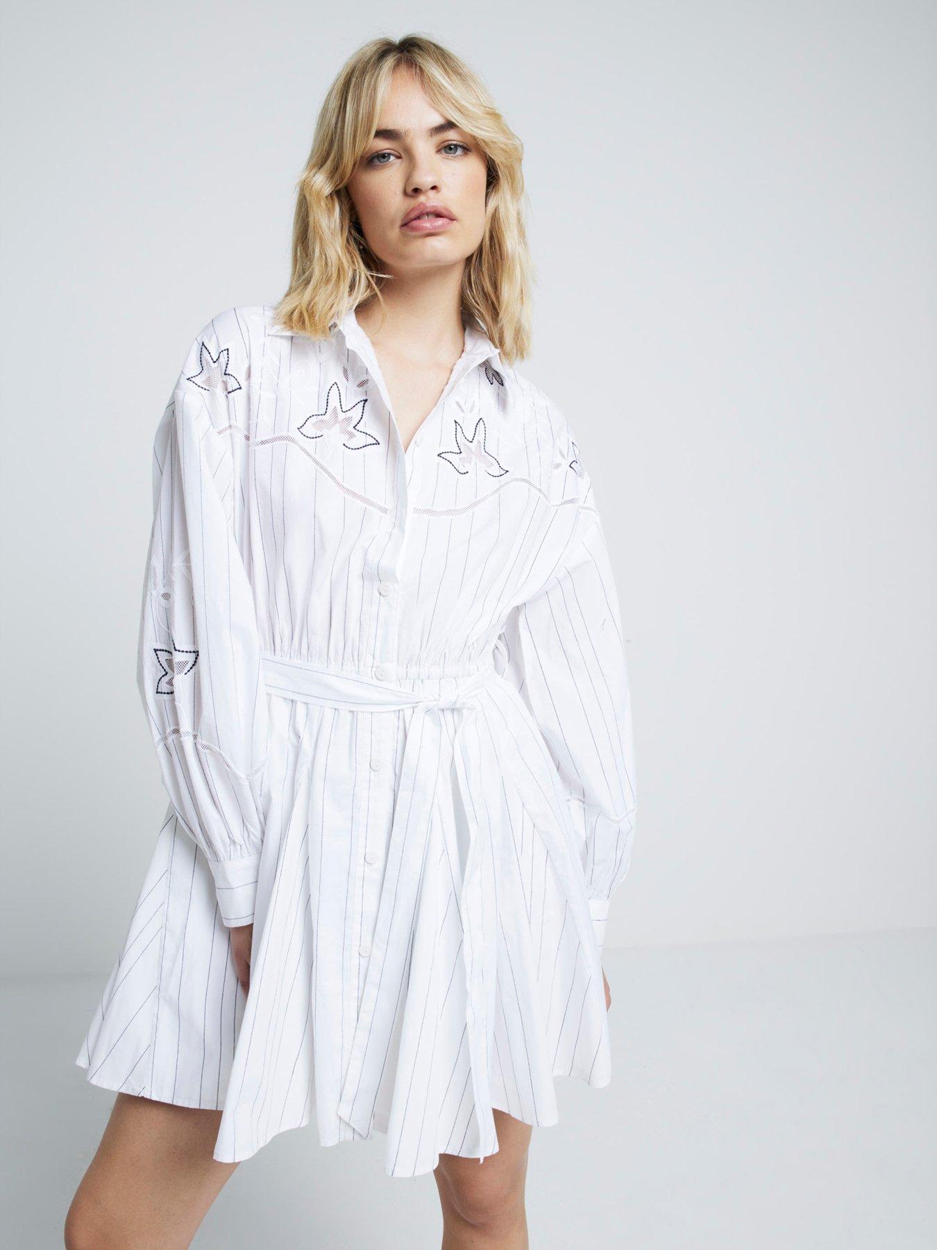 river-island-poplin-shirt-dress-cream