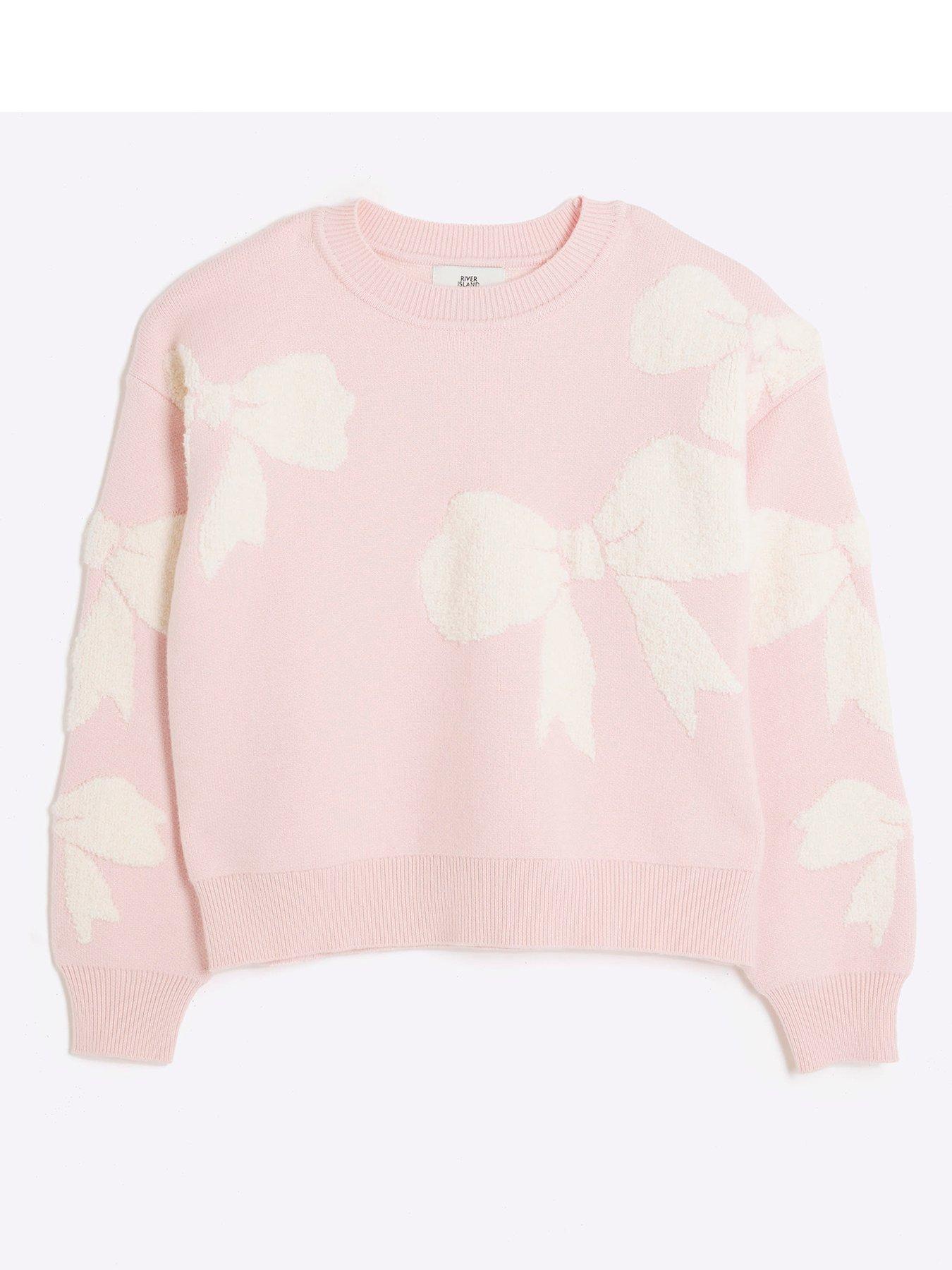 iDOPink jumper with bow main image 0