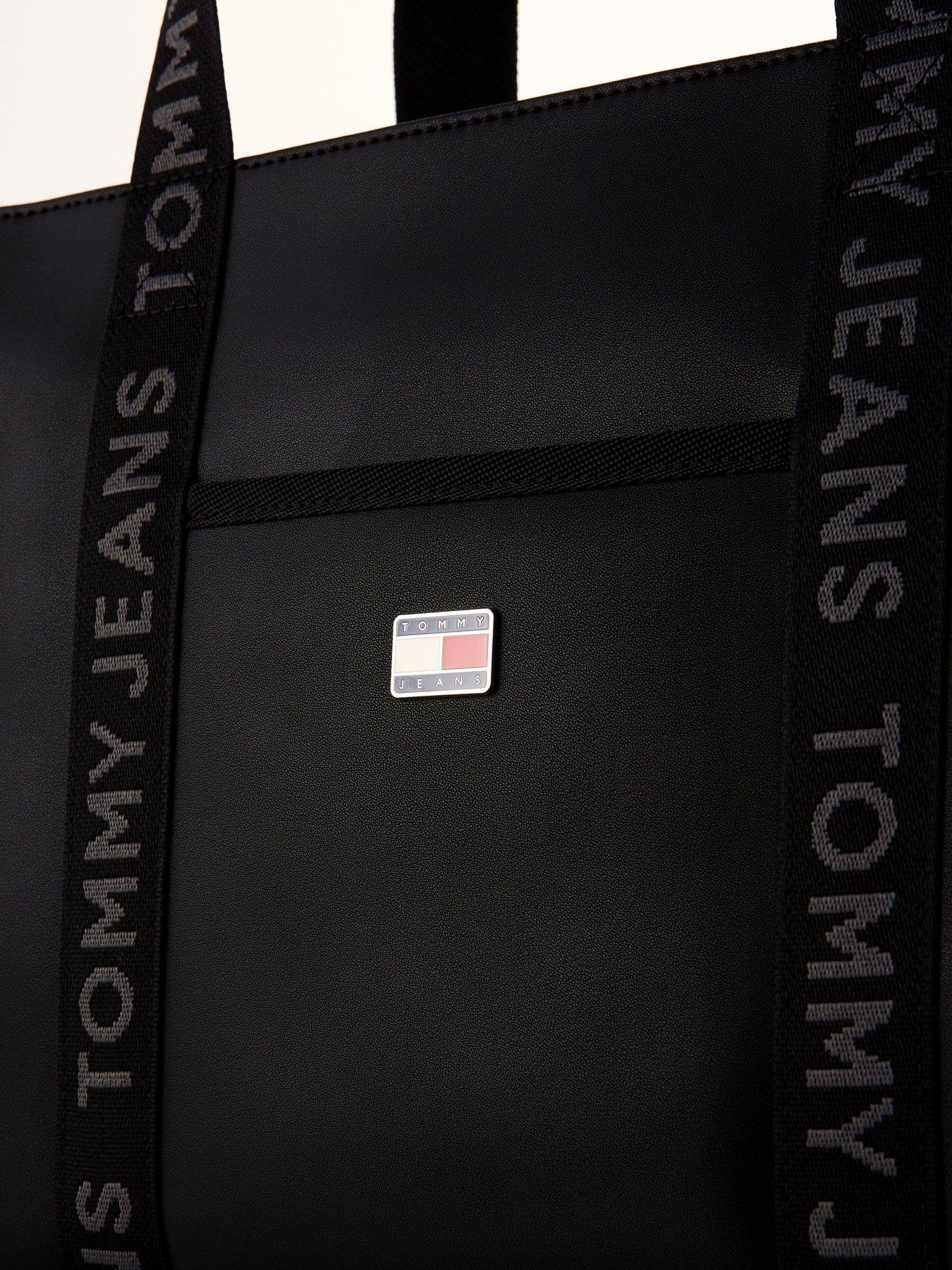 Image 3 of 4 of Tommy Jeans Logo Detail Mini Tote Bag - Black