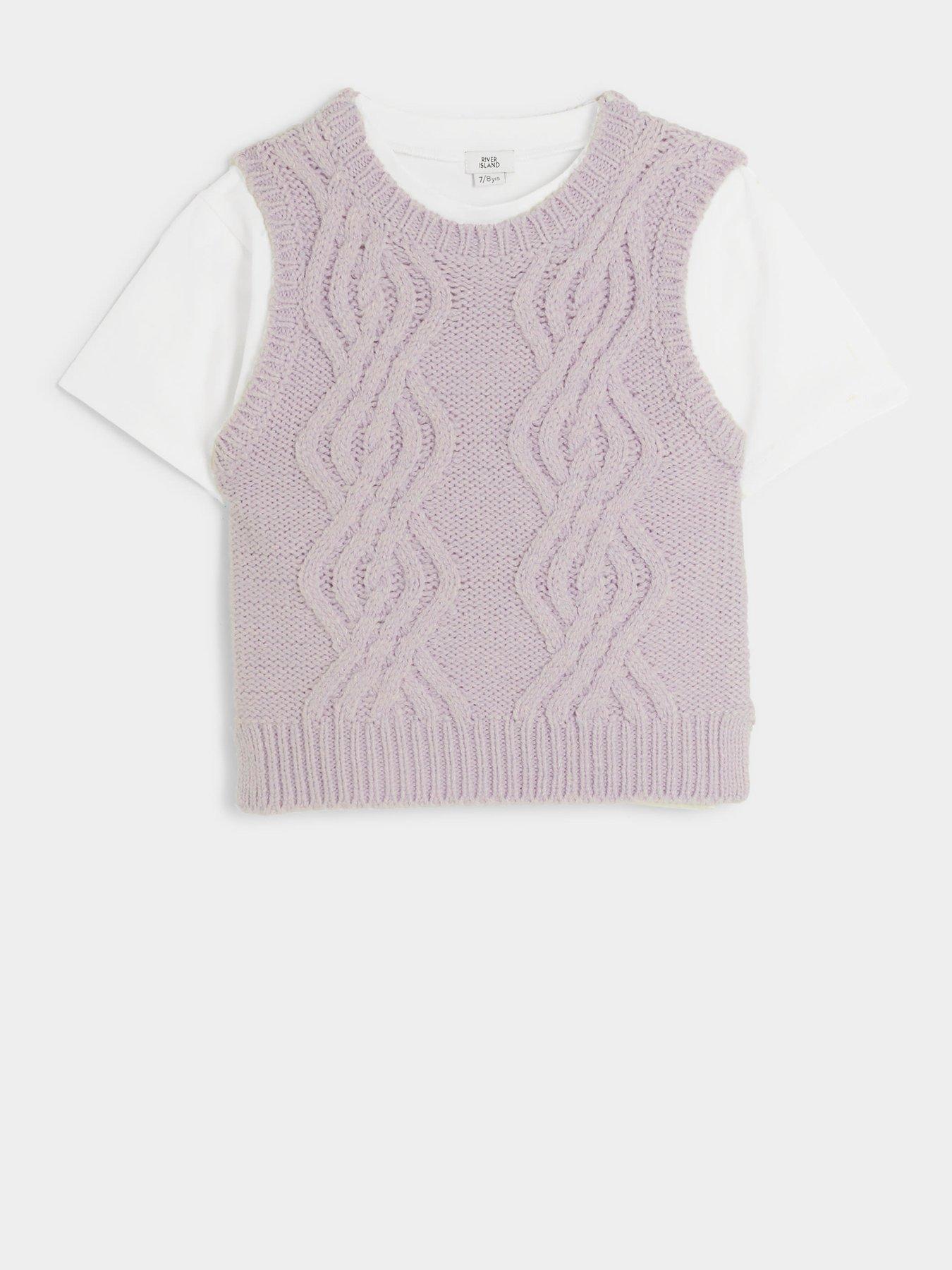 river-island-girls-cable-knit-vest-top-and-t-shirt-purplestillFront