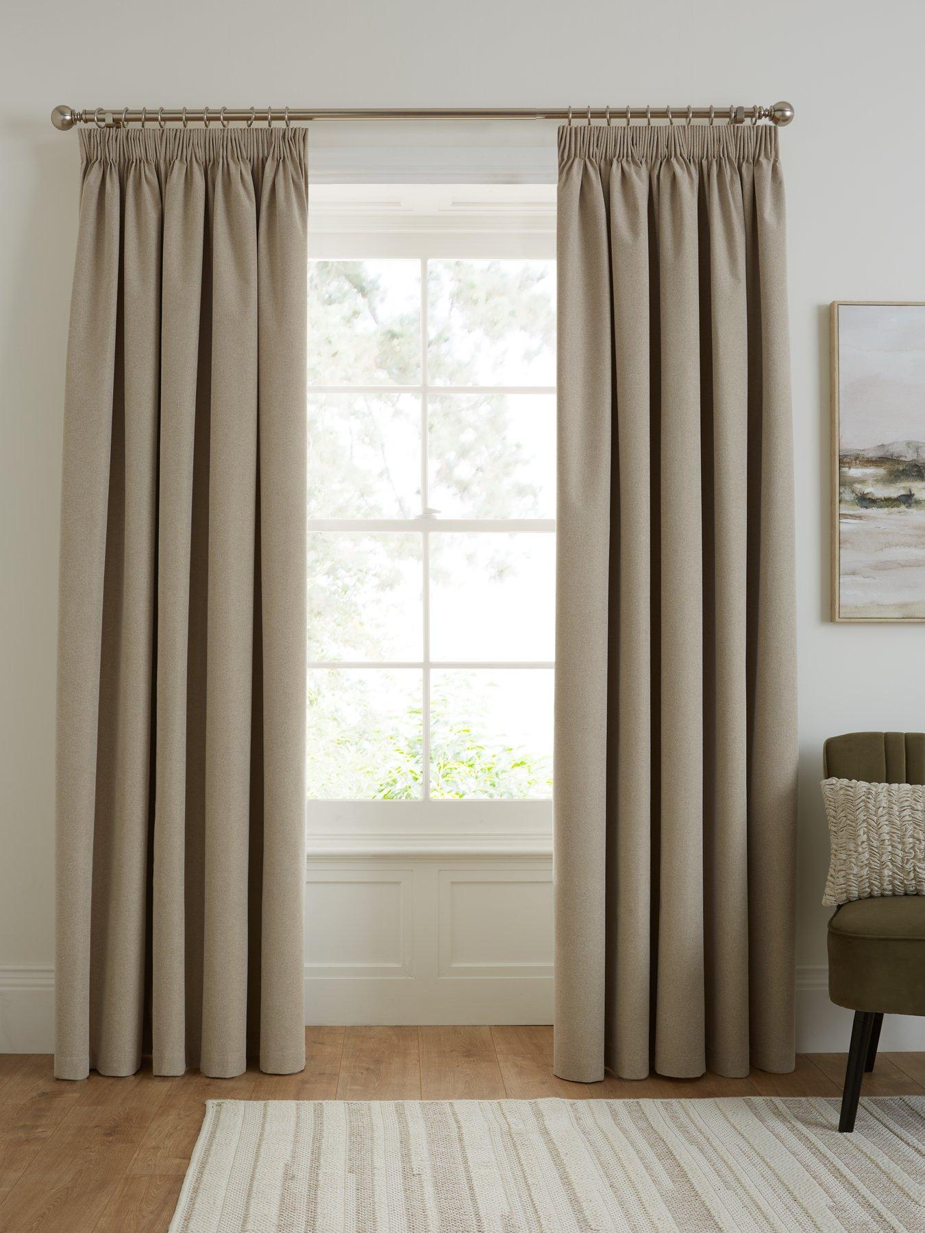 The Very Collection Texas Blackout Pleated Curtains