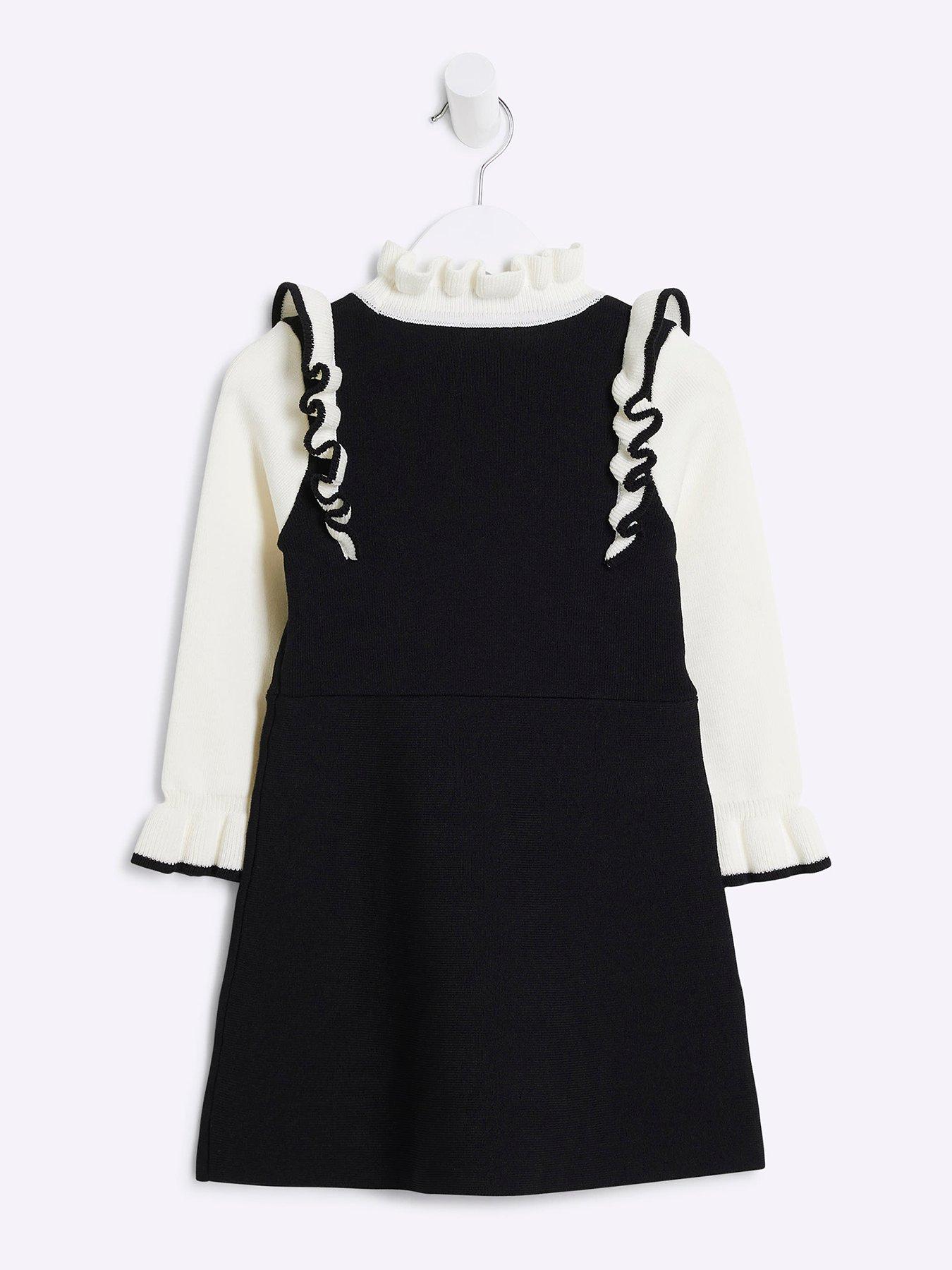 river-island-mini-mini-girls-knit-bow-dress-blackback