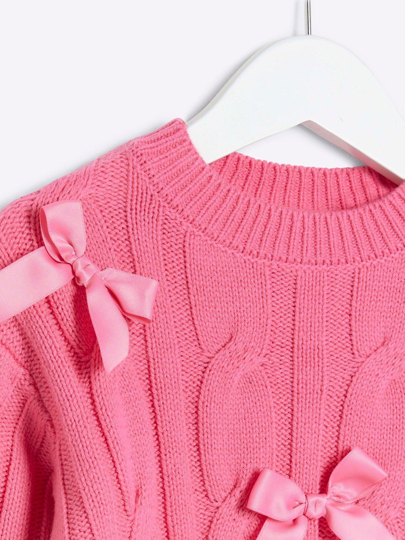 river-island-mini-mini-girl-3d-bow-jumper-pinkdetail