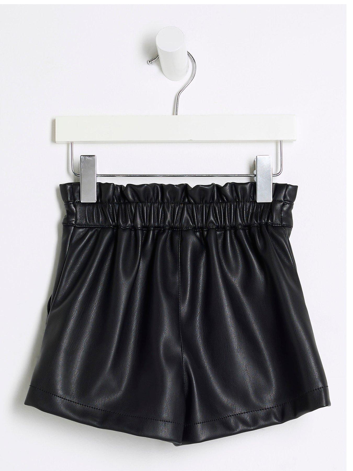 river-island-mini-faux-leather-button-shortsback