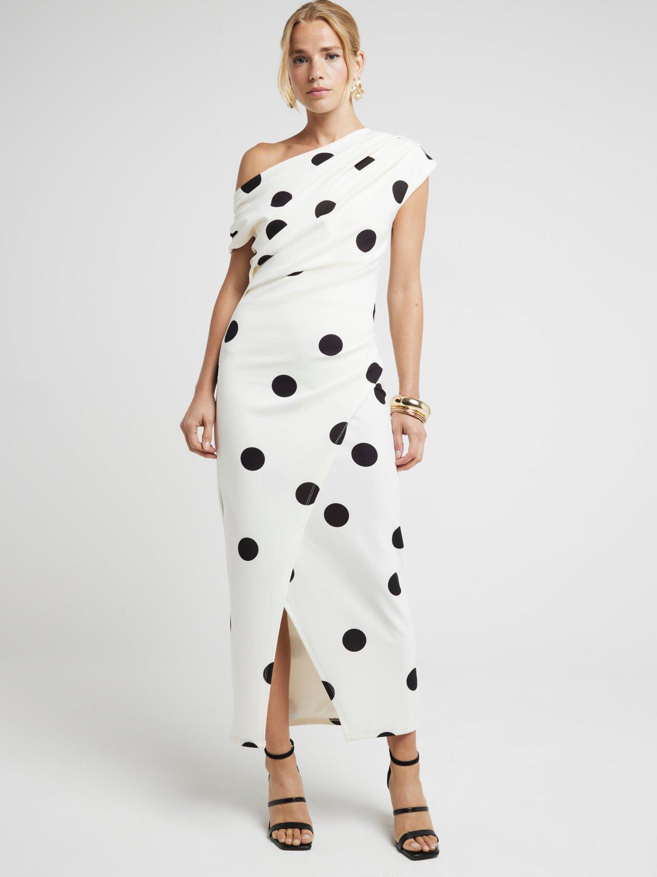 river-island-asymmetric-drape-spot-midi-dress-cream