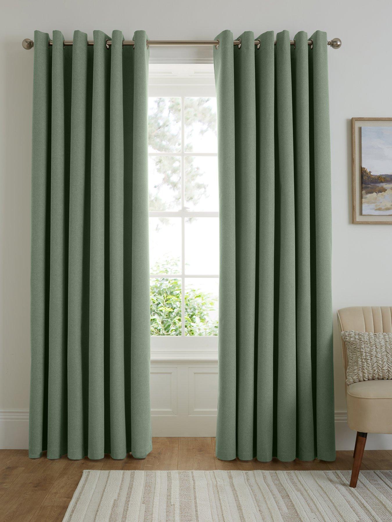 undefined Houston Blackout Eyelet Curtains