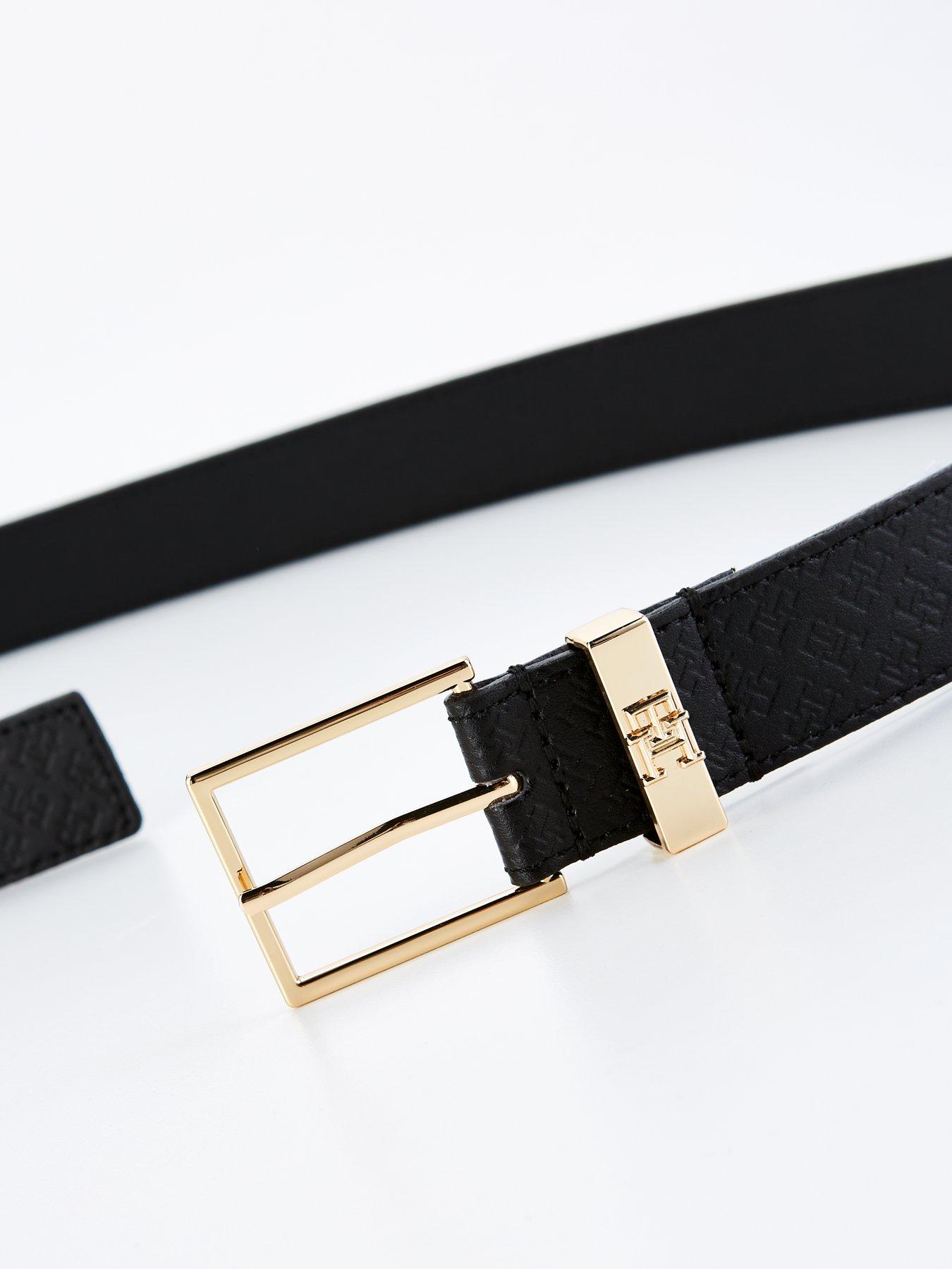 tommy-hilfiger-monogram-square-buckle-belt-blackdetail