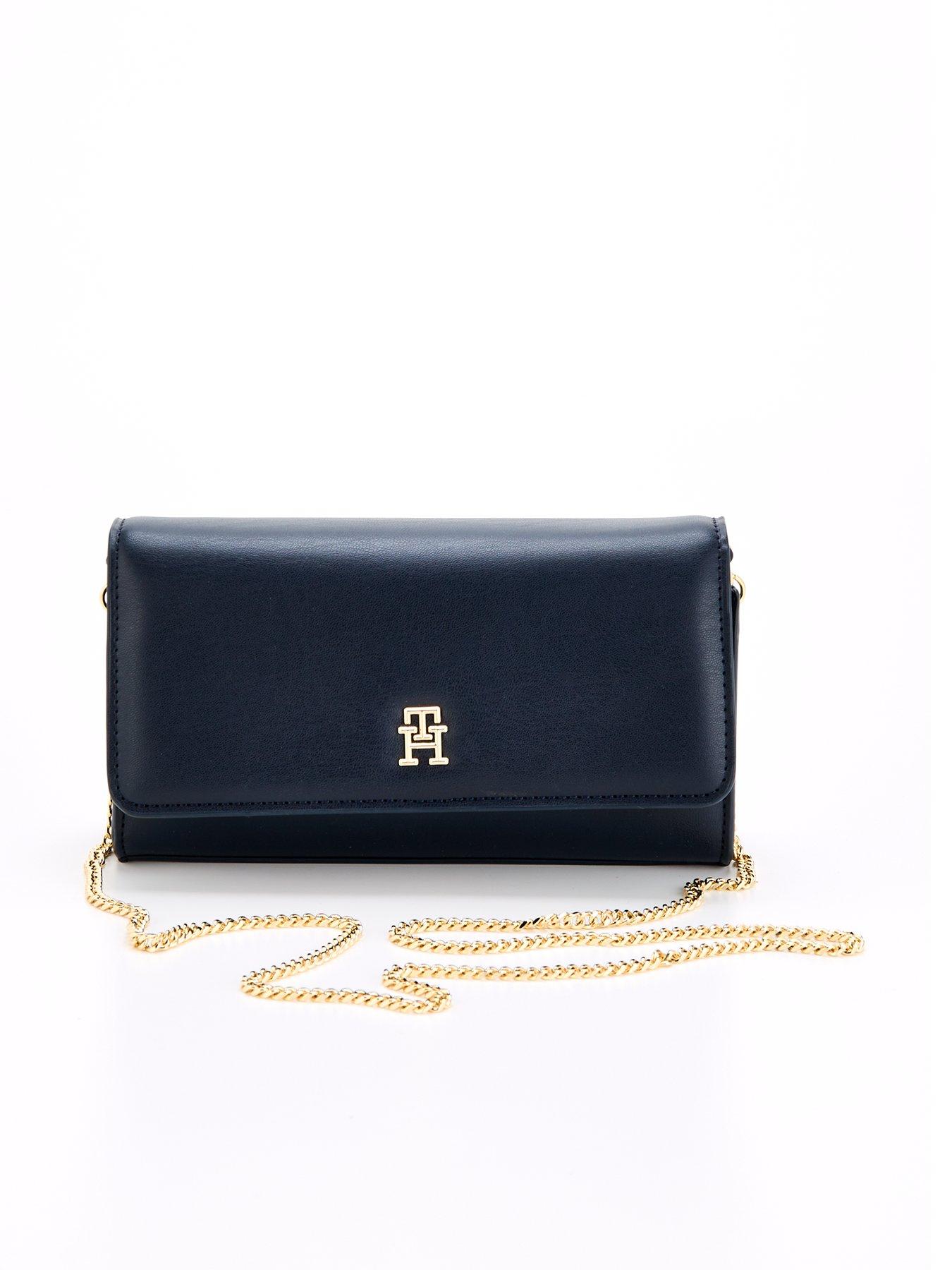 Image 1 of 4 of Tommy Hilfiger Chain Crossbody Bag - Blue