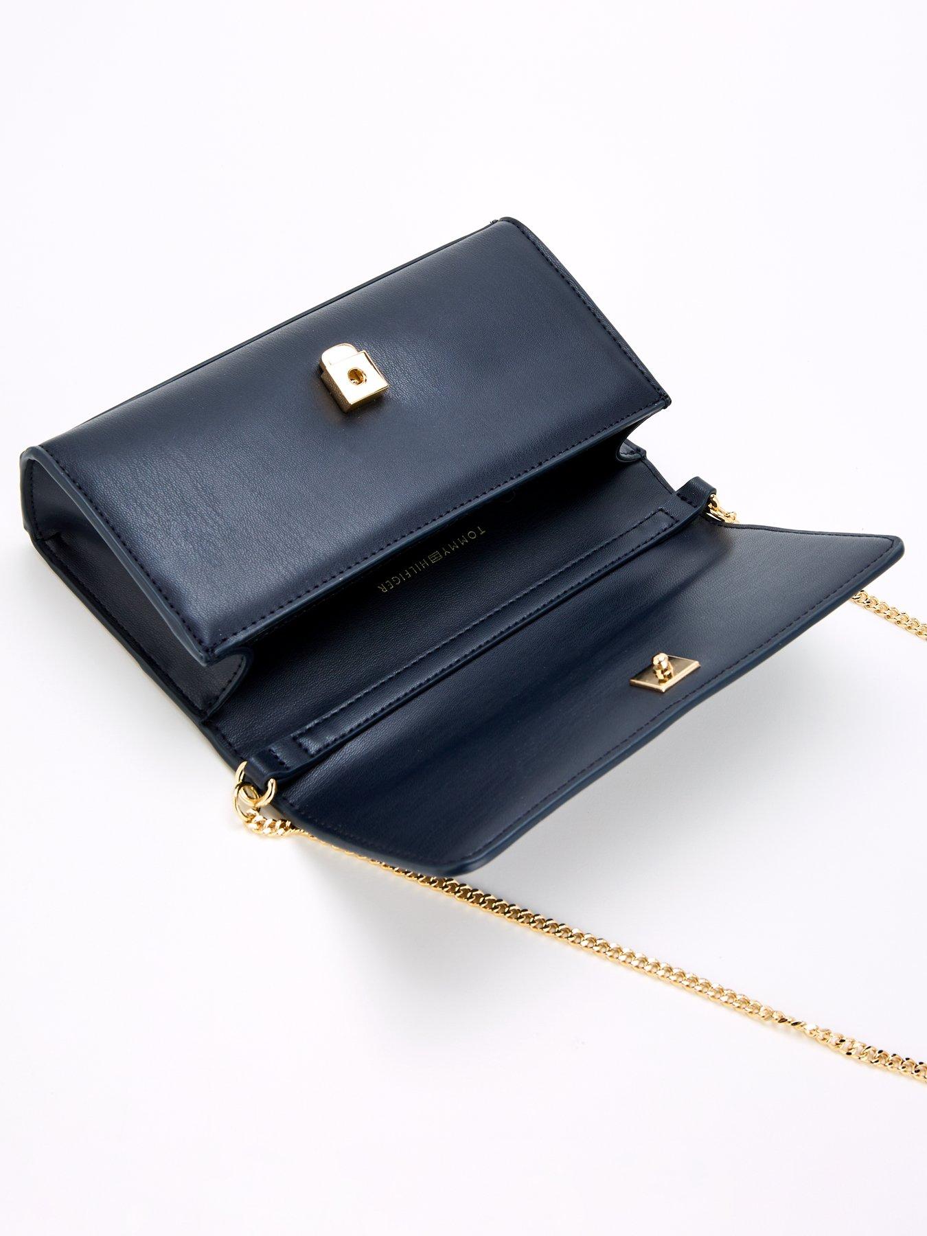 Image 4 of 4 of Tommy Hilfiger Chain Crossbody Bag - Blue