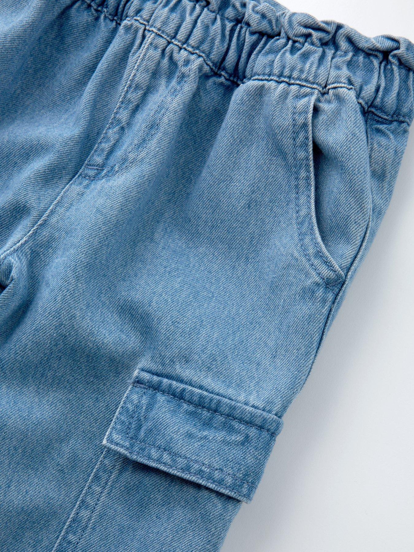 Image 4 of 5 of Mini V by Very Girls Cargo Jean - Blue