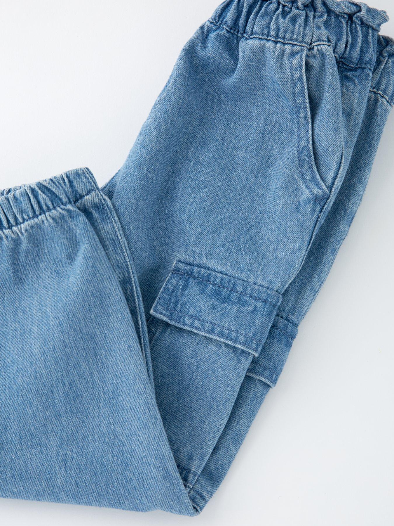 Image 5 of 5 of Mini V by Very Girls Cargo Jean - Blue