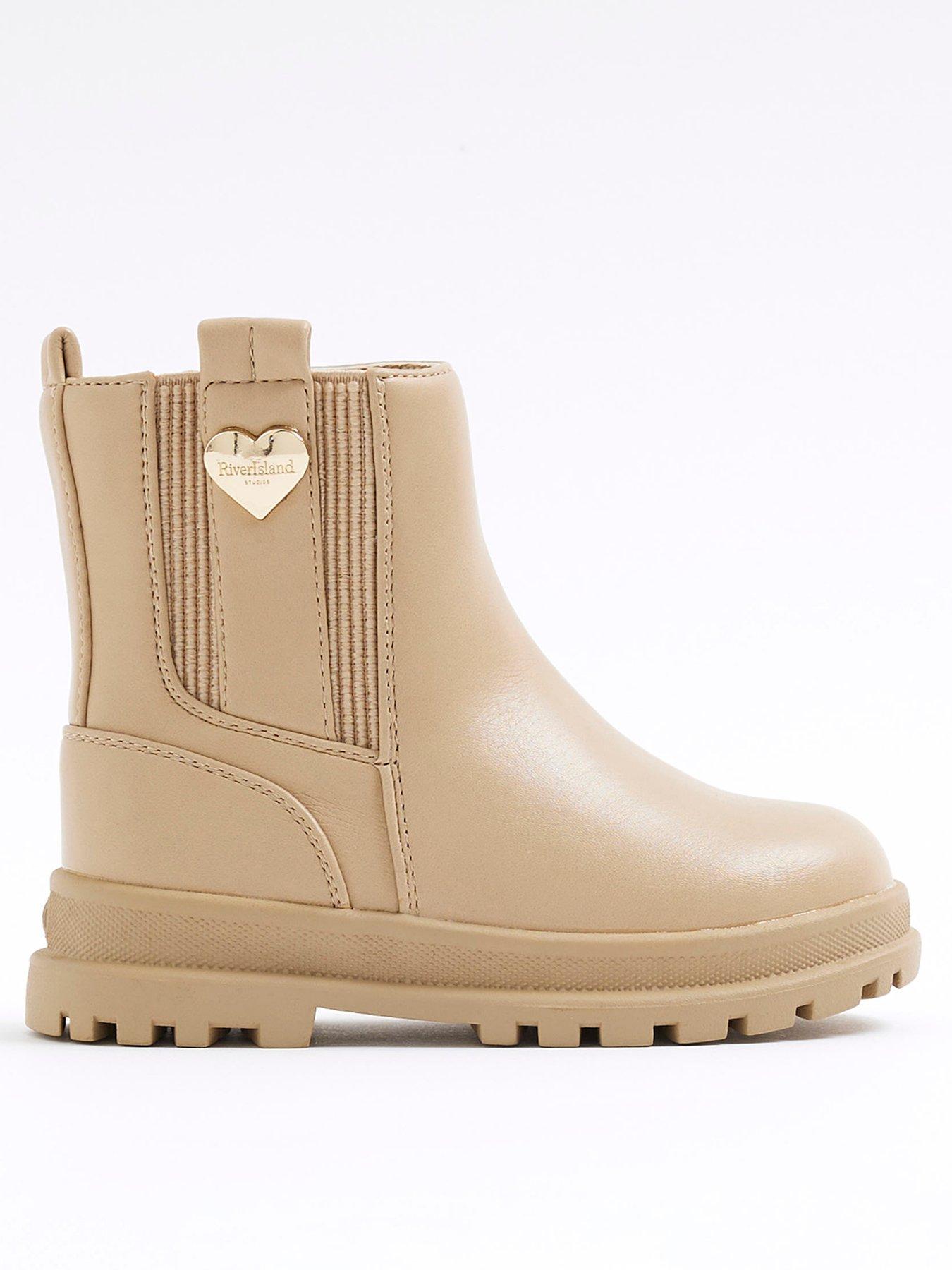 river-island-mini-mini-girl-patent-stud-chelsea-boot-beige