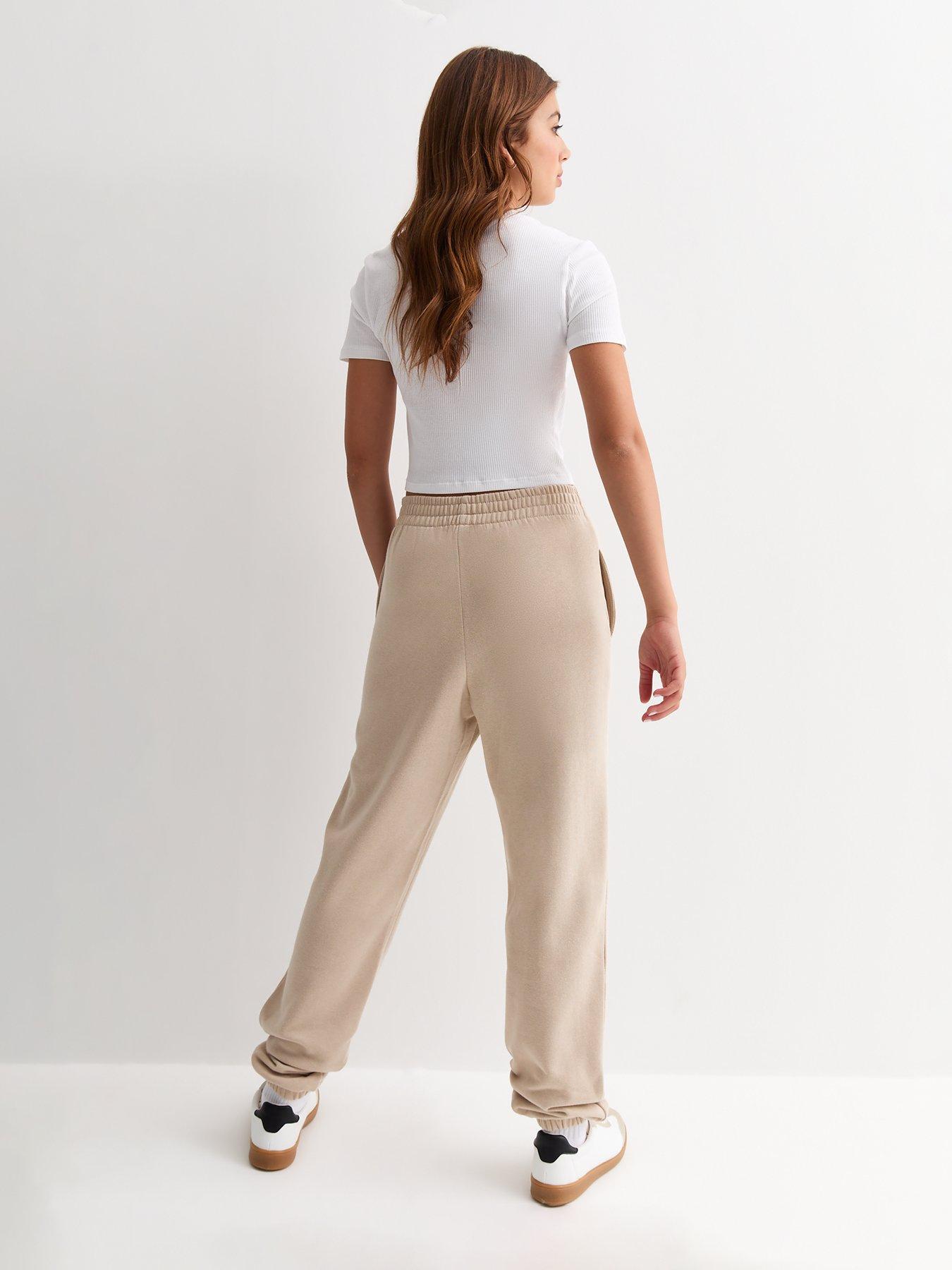 new-look-915-girls-stone-high-waist-cuffed-joggersback