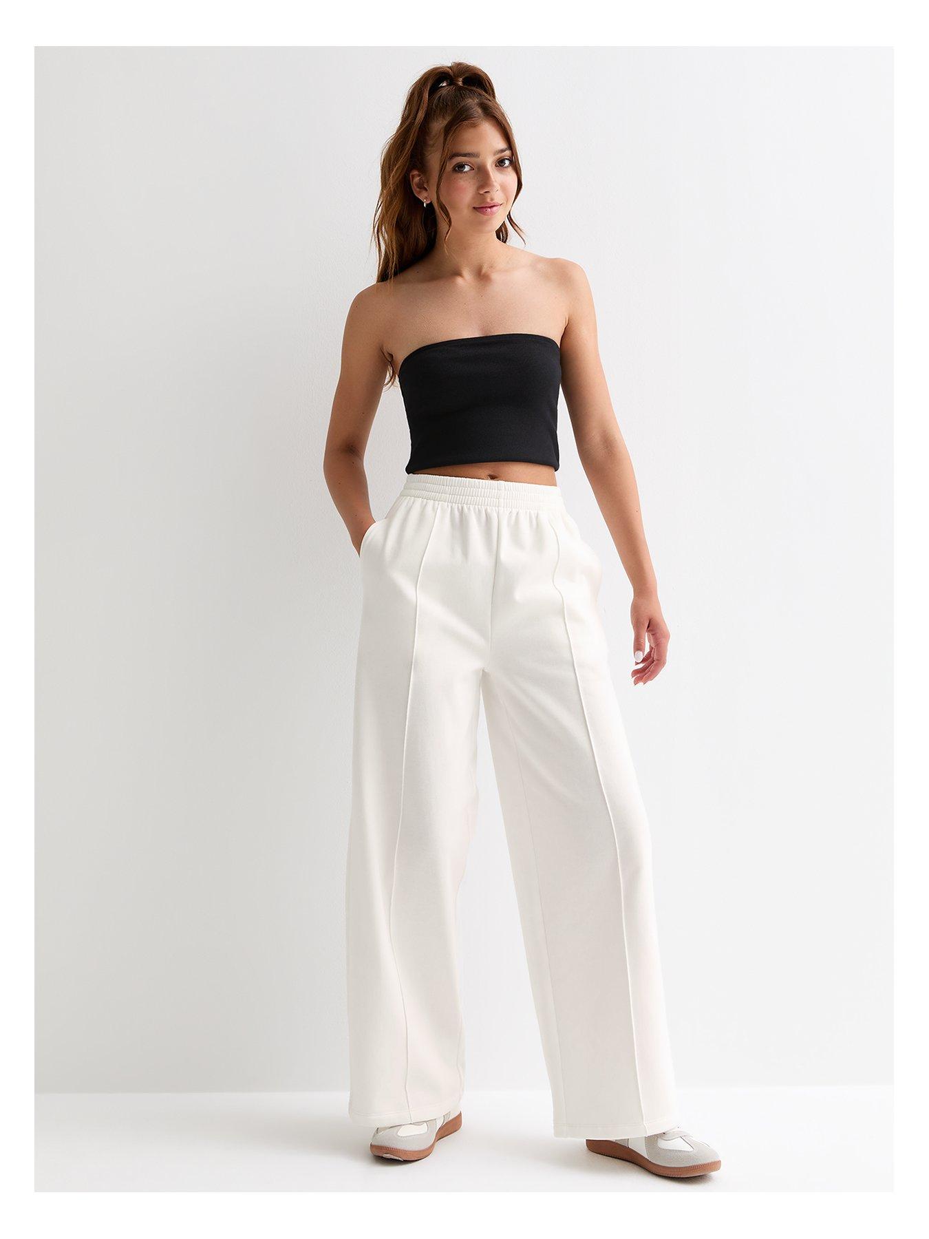 new-look-915-girls-off-white-wide-leg-joggers