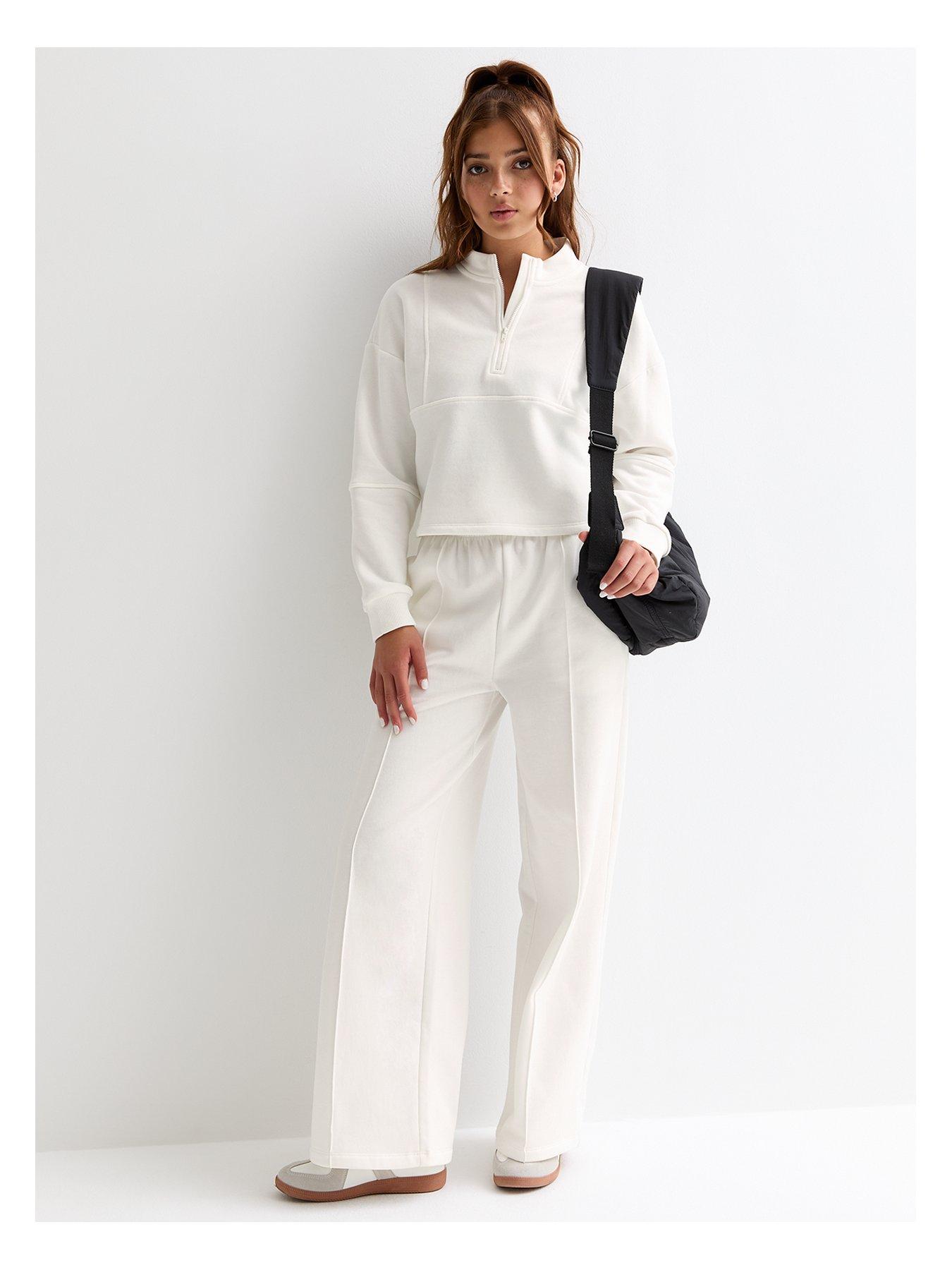 new-look-915-girls-off-white-wide-leg-joggersback