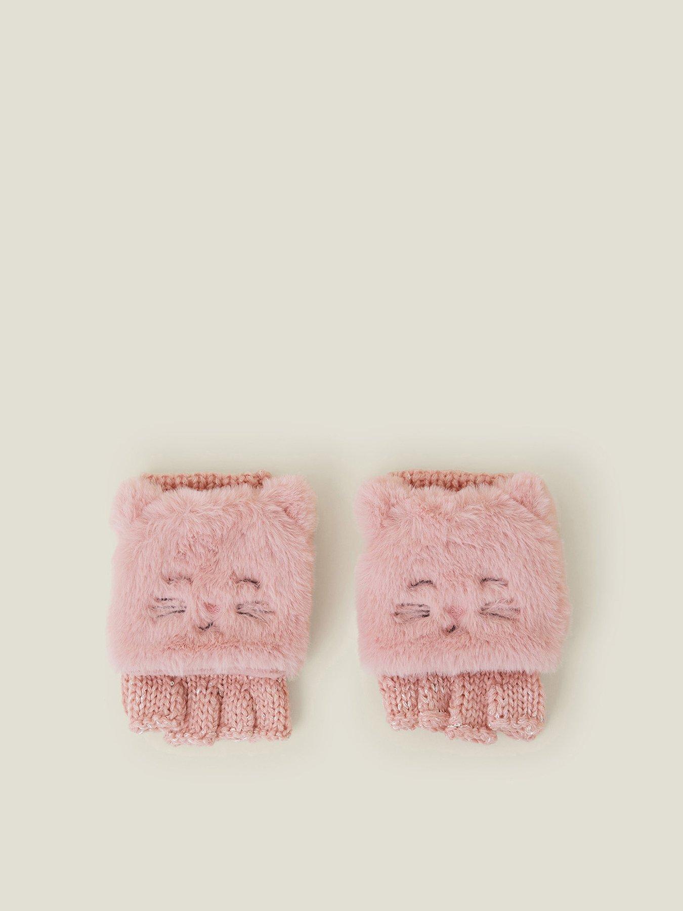 accessorize-girls-fluffy-cat-capped-gloves-pinkstillFront