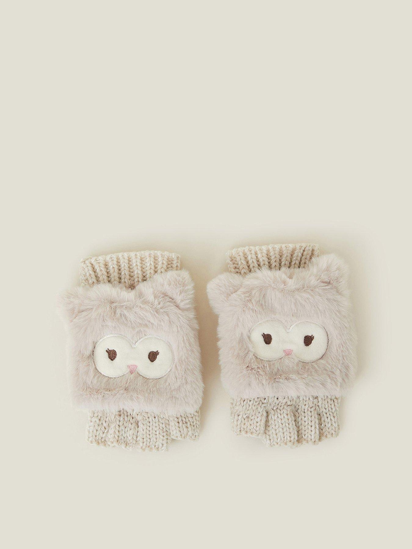 accessorize-girls-owl-capped-gloves-beigestillFront