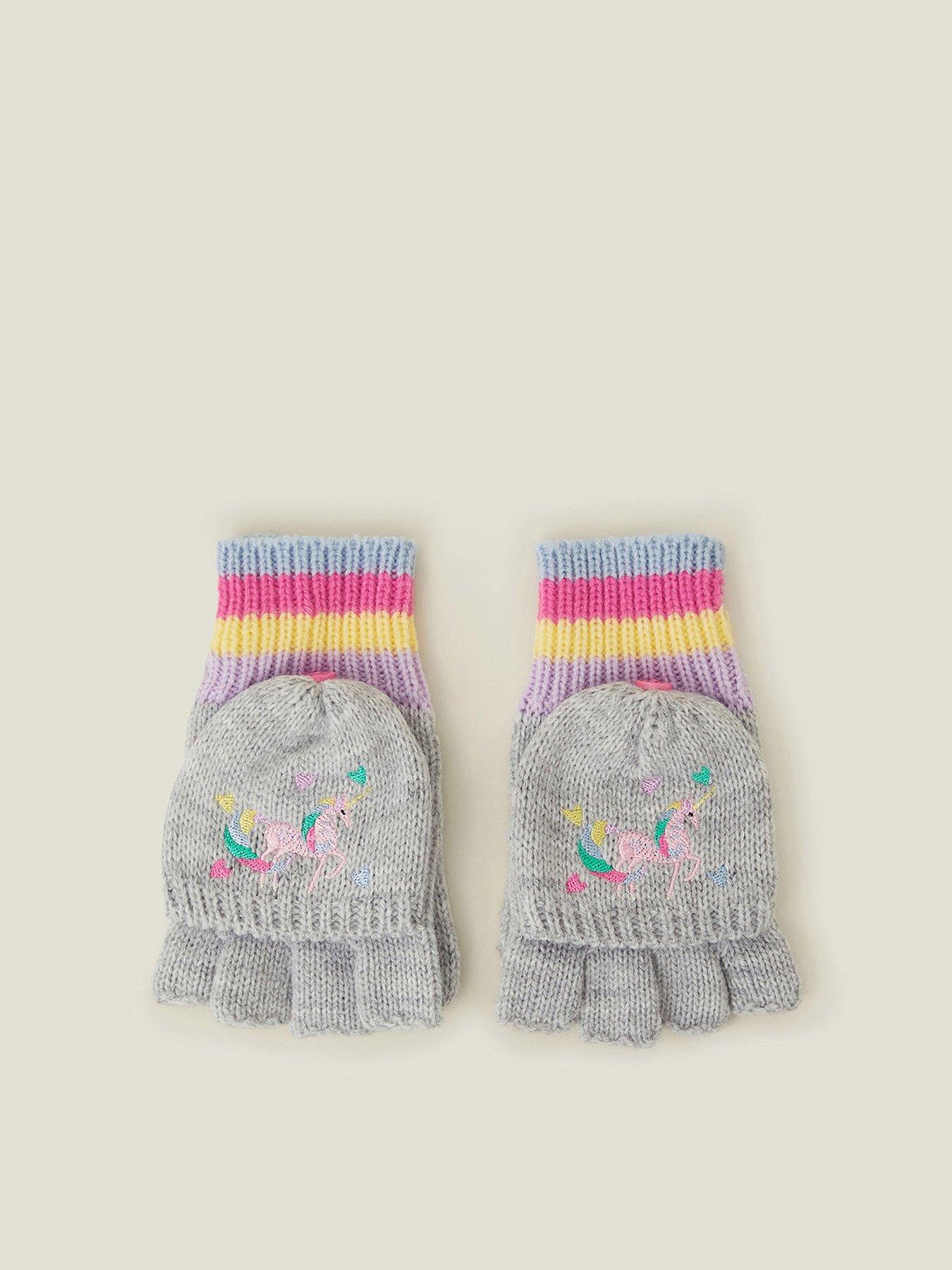 accessorize-girls-unicorn-capped-gloves-greystillFront