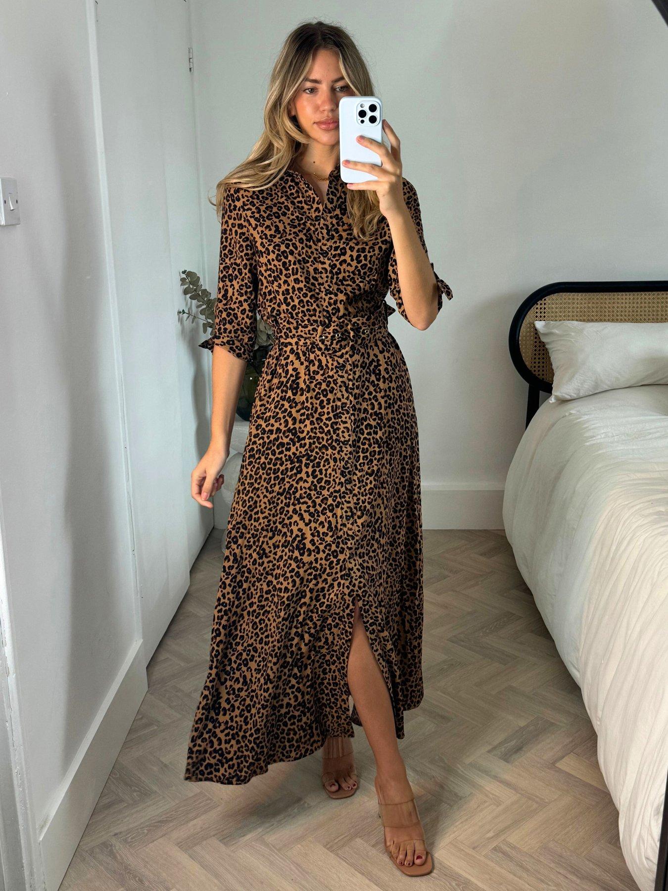 style-cheat-animal-print-shirt-midi-dress-multi