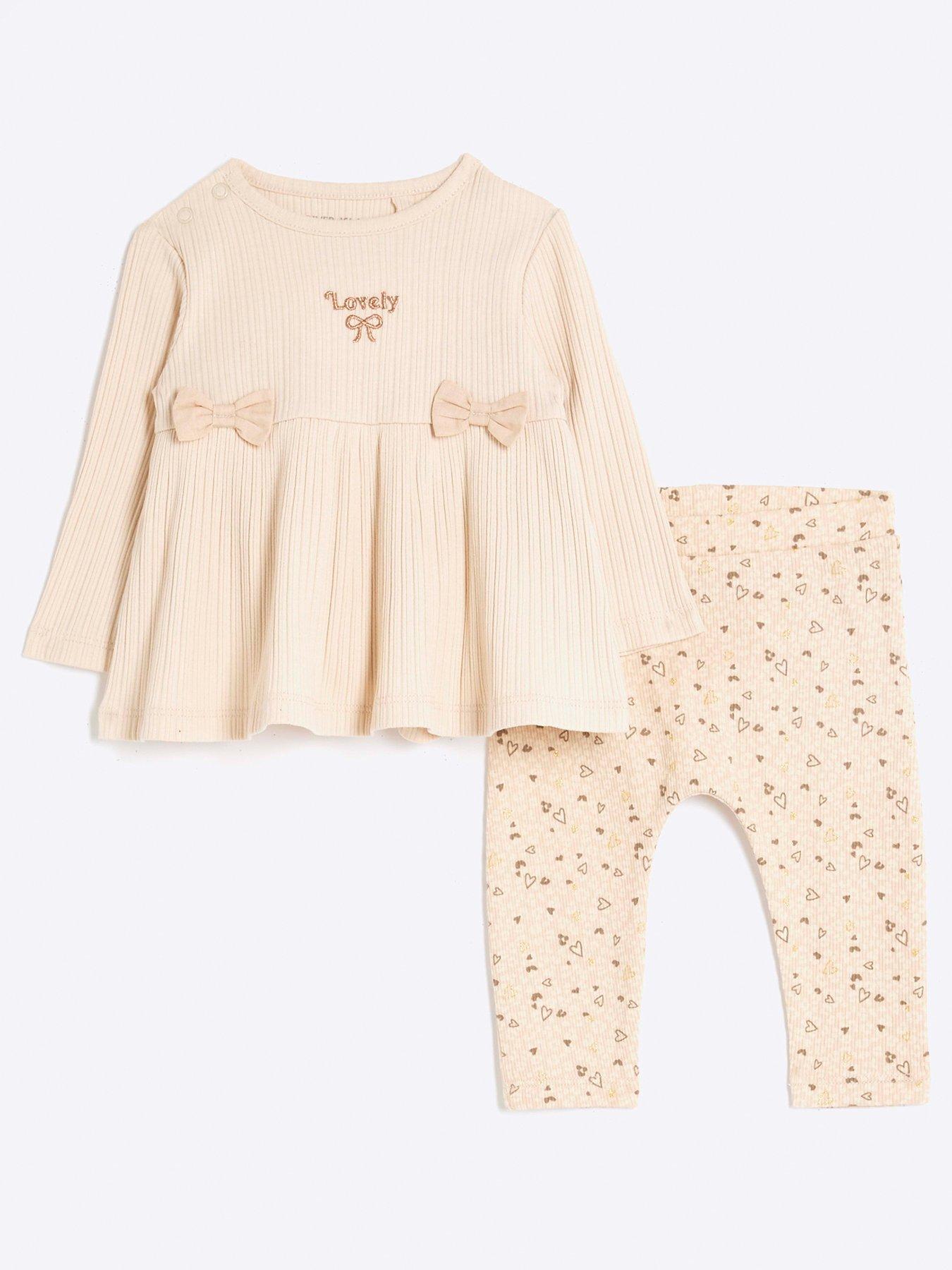 river-island-baby-baby-girls-ribbed-bow-peplum-set-beige