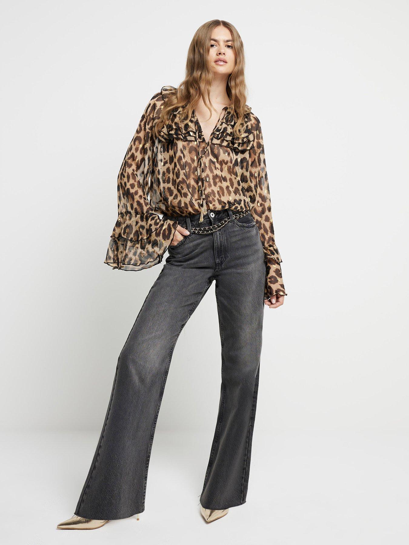 river-island-animal-print-ruffle-blouse-beigeback