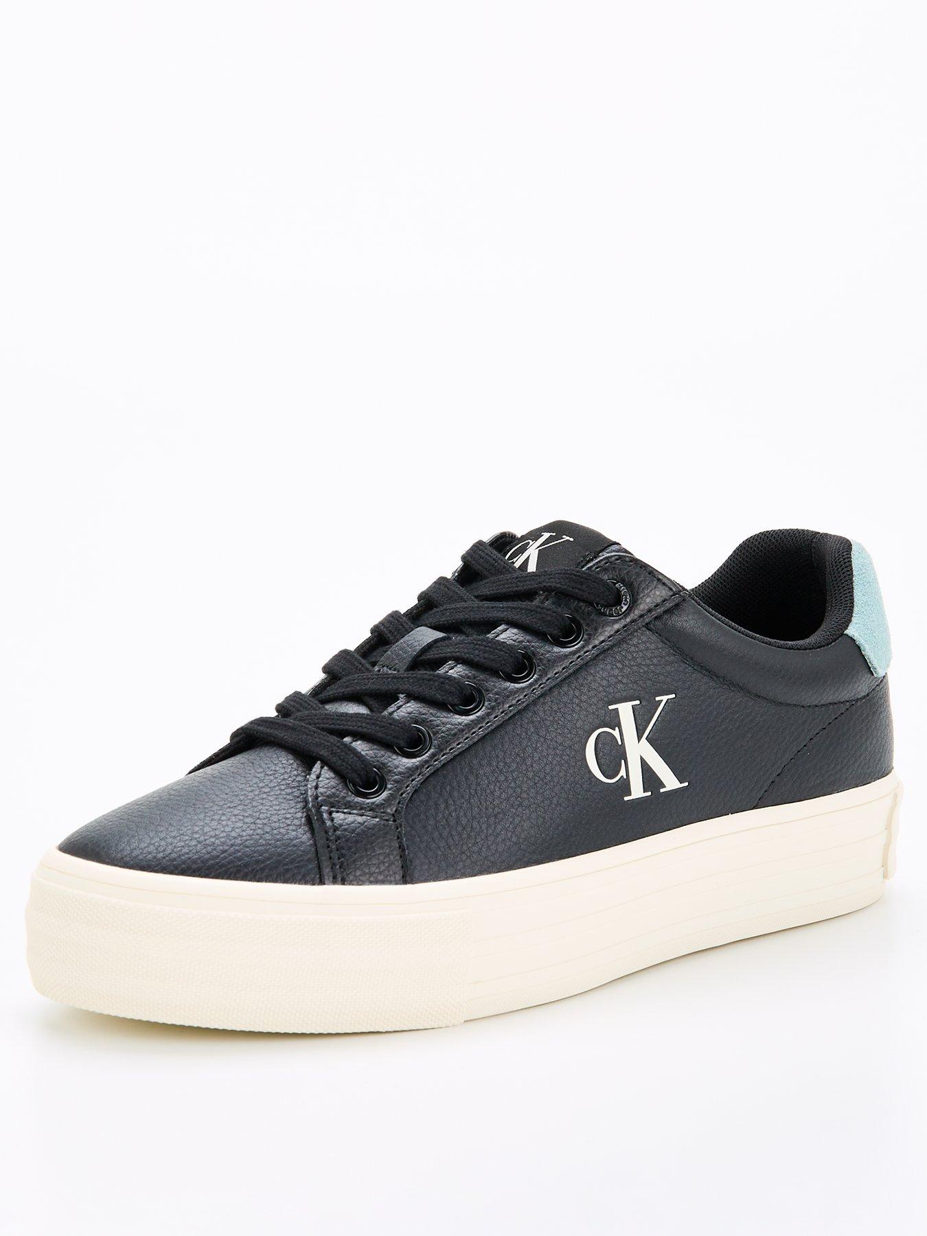 calvin-klein-jeans-bold-flatform-leather-trainer-blackstillFront