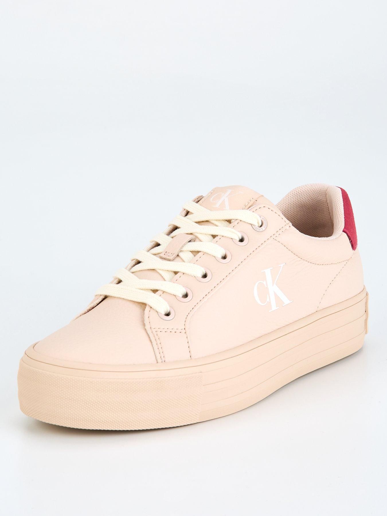 calvin-klein-jeans-bold-flatform-leather-trainer-pinkstillFront