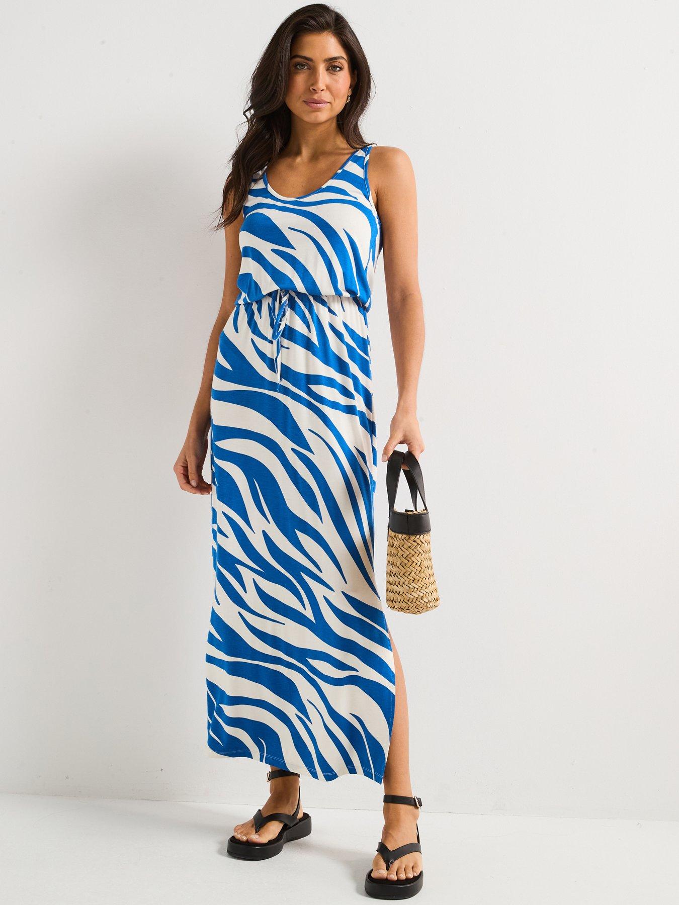 v-by-very-channel-waist-maxi-dress-print