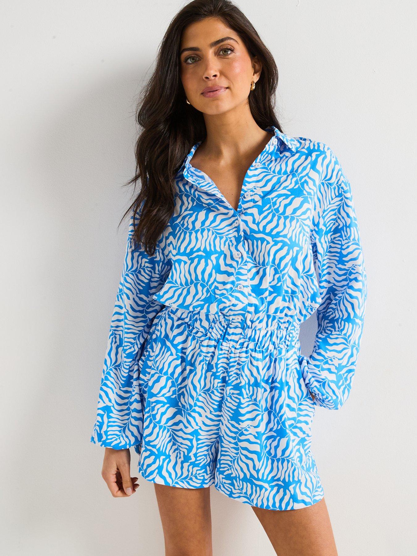 v-by-very-printed-long-sleeve-beach-playsuit