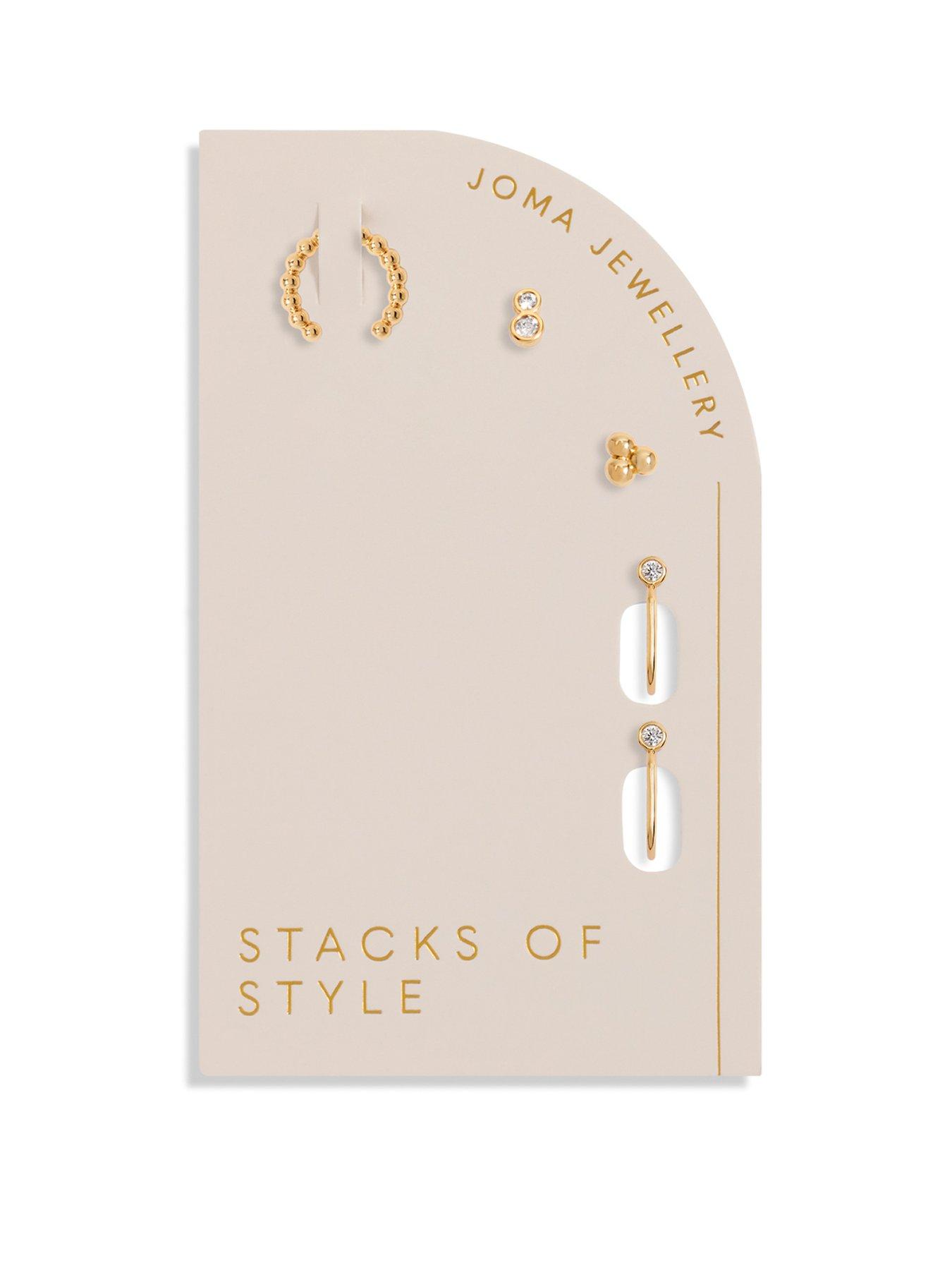 joma-jewellery-stacks-of-style-cubic-zirconia-earrings-in-gold-plating